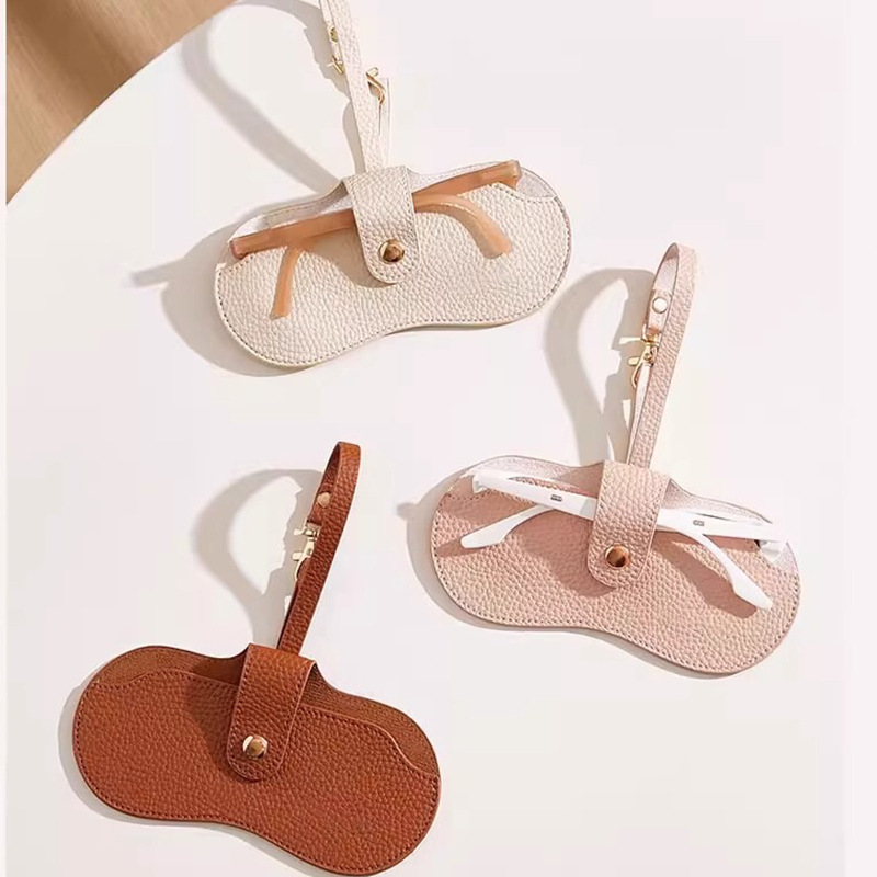 Hanging Leather Glasses Storage Bag 5