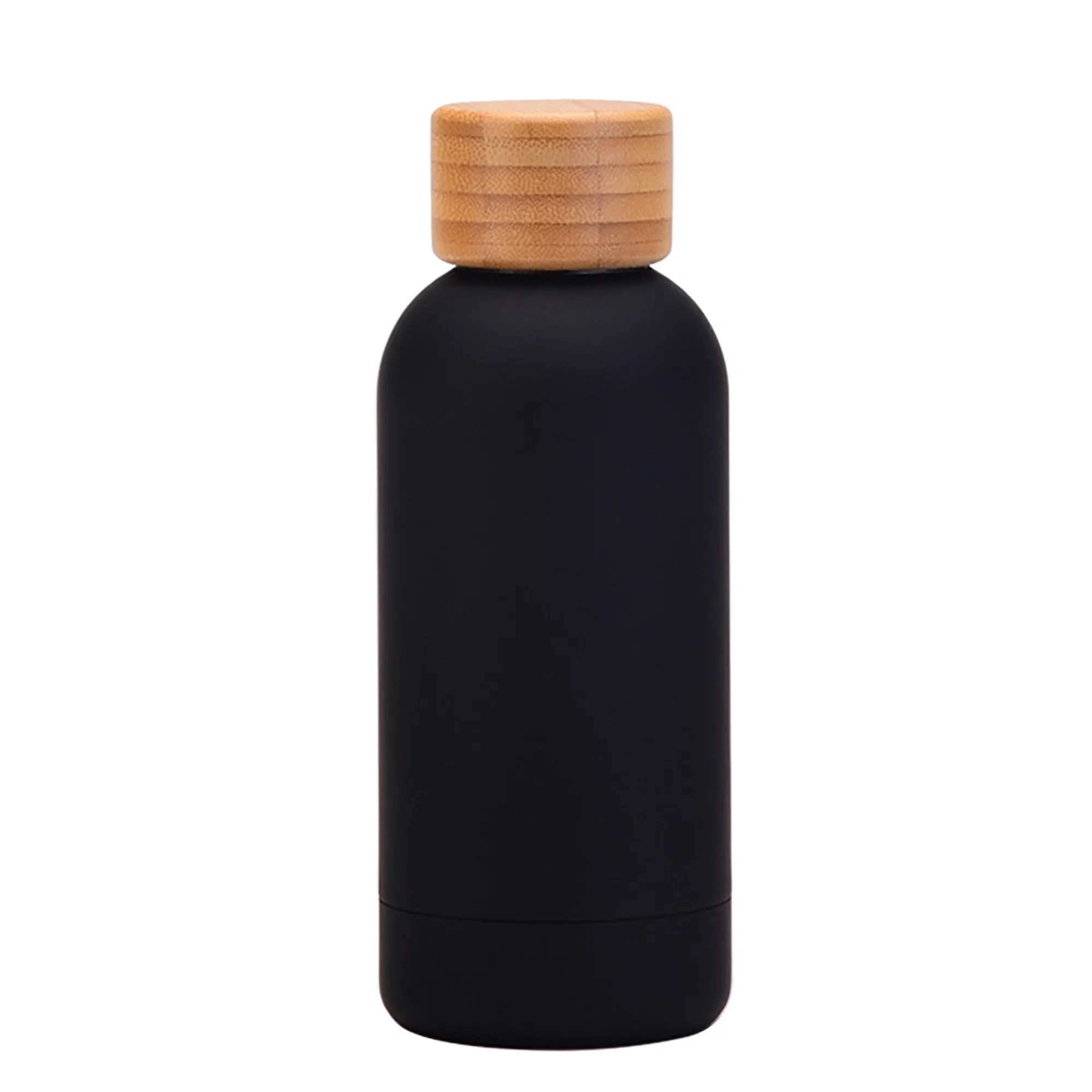 MOQ 50 12oz Stainless Steel Tumbler with Bamboo Lid 16