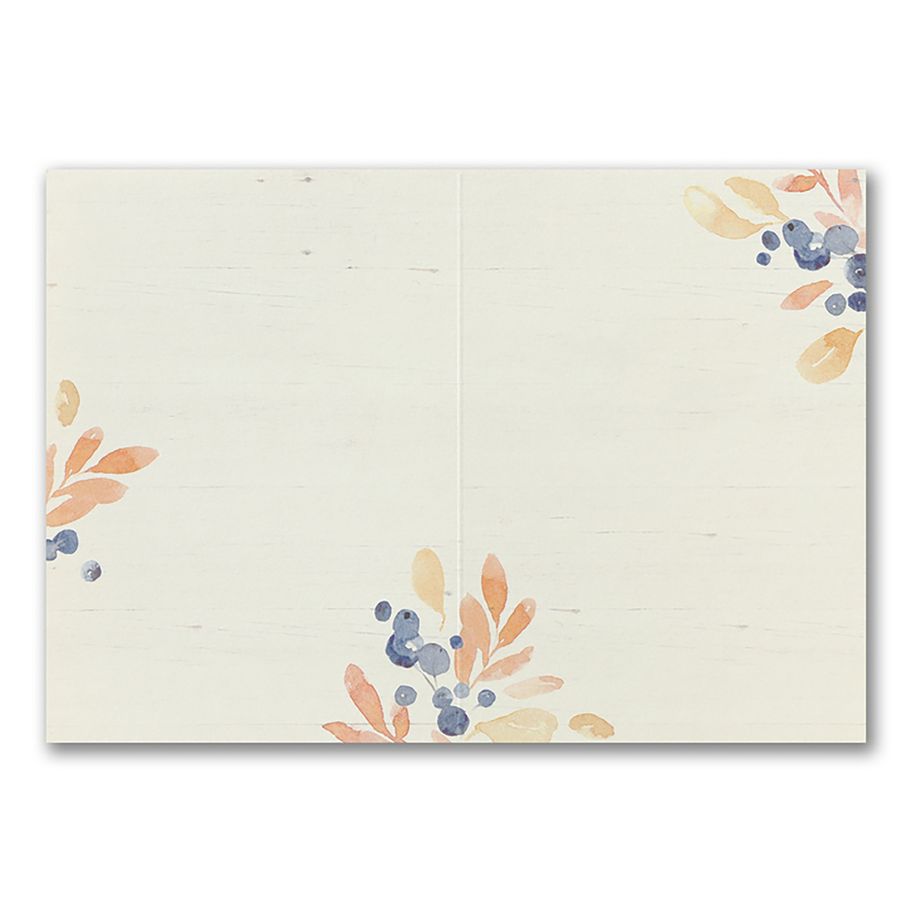 Rustic Blessings Thanksgiving Folder Card 2