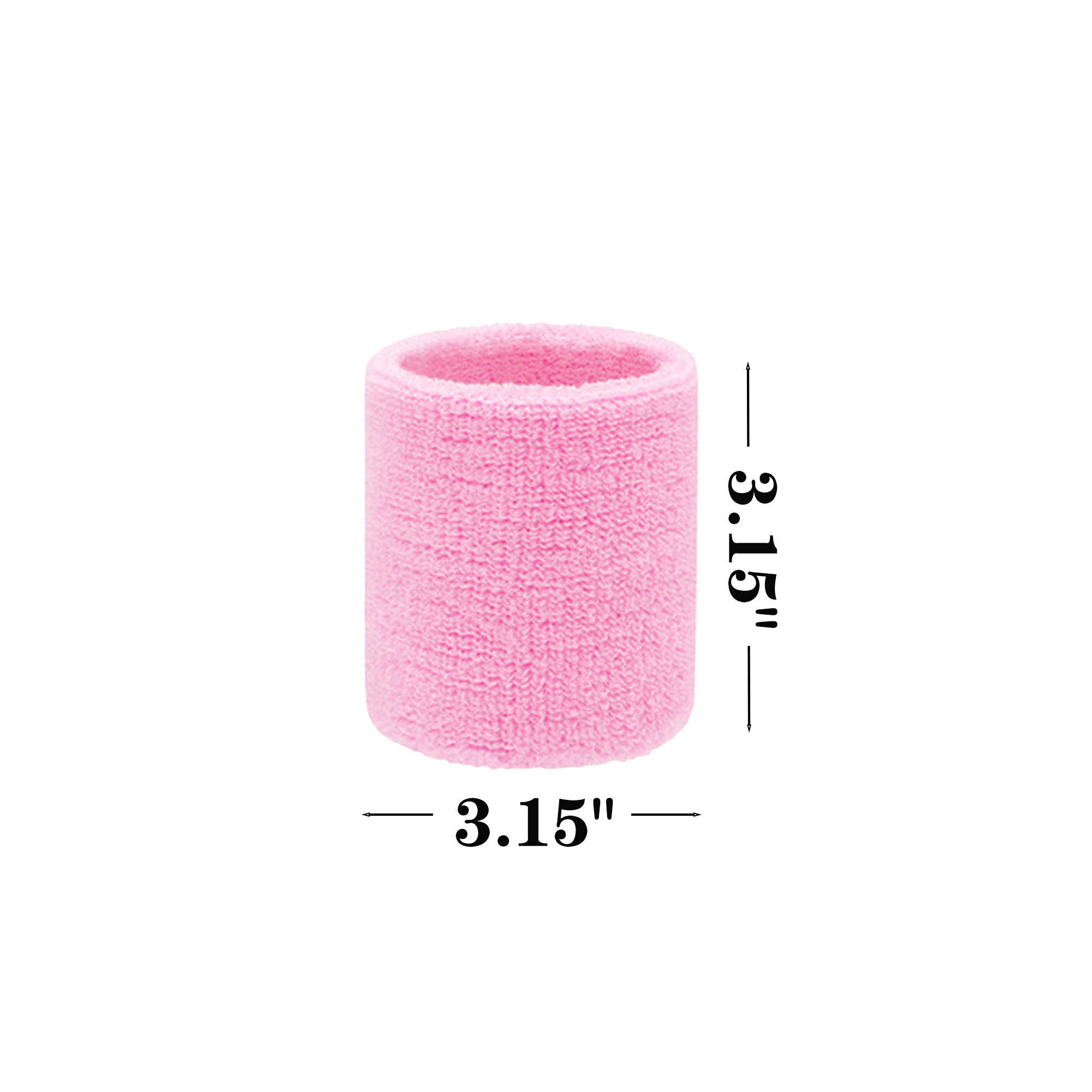Simple Solid-Color Towel Wristband 1