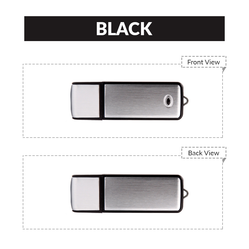 Classic Translucent LED USB Flash Drive, 4GB 1