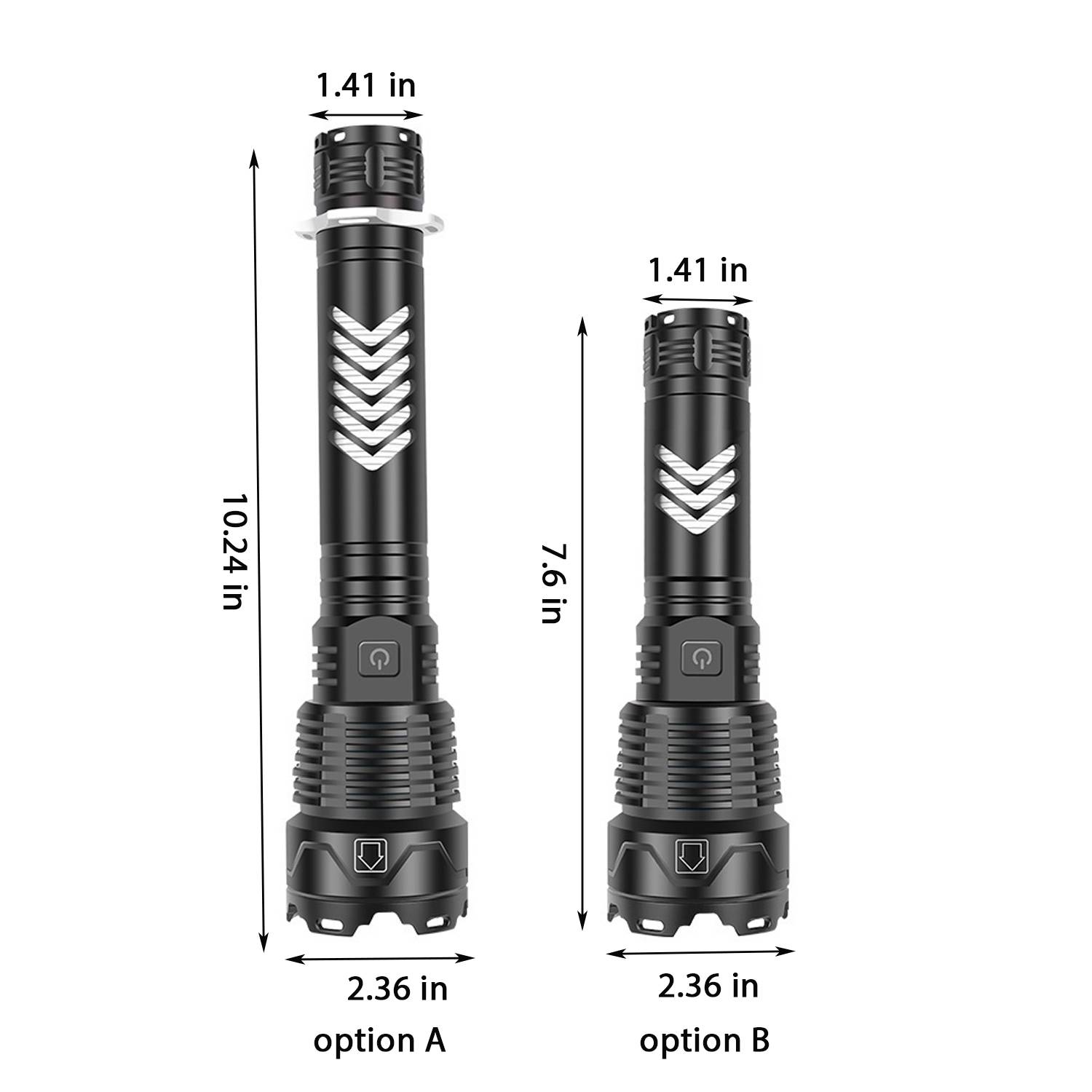 Waterproof Tactical LED Flashlight—Long-Range & Rechargeable 6