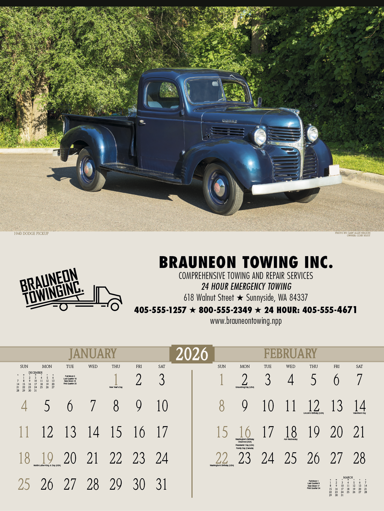 Triumph® Calendars Antique Trucks Calendar 7