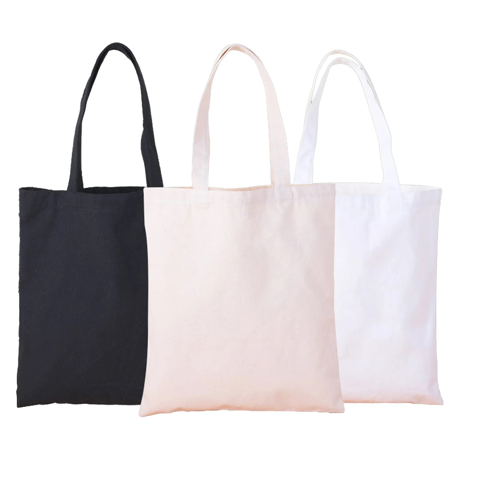 Heavyweight Cotton Canvas Tote Bag w/Web Handles, custom tote bag with logo imprint 3