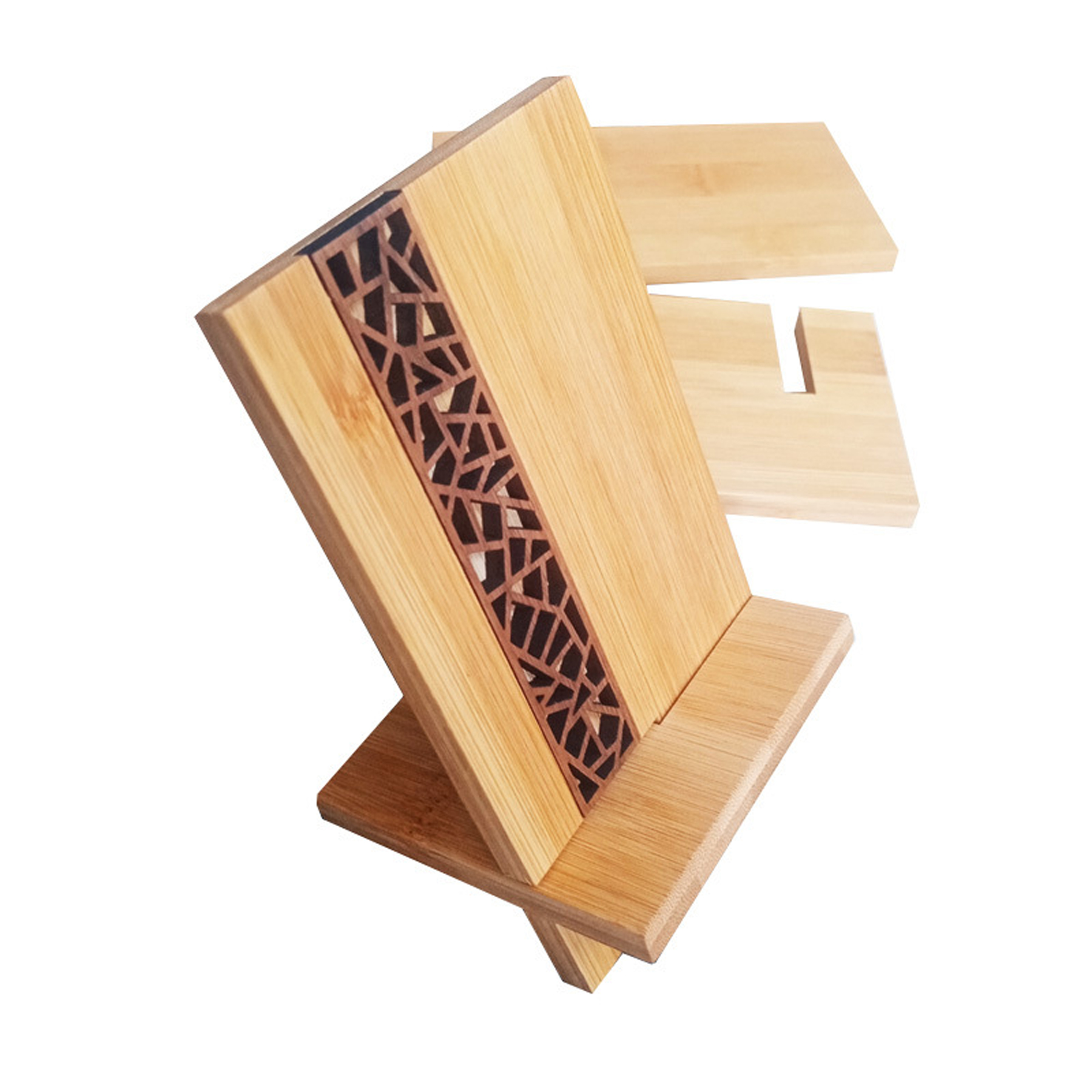Bamboo Wood Portable Phone Stand