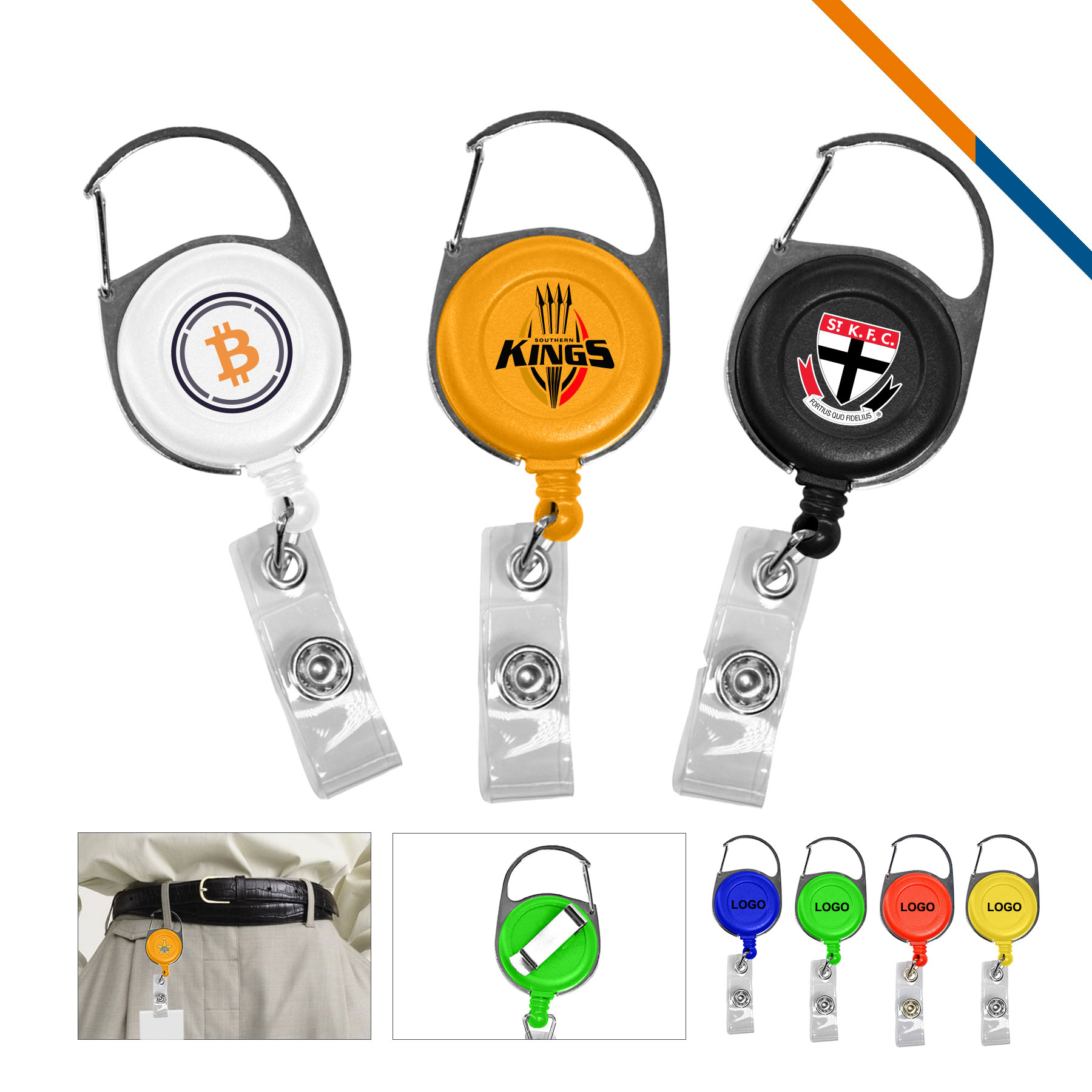 Lemo Carabiner Badge Reel 3
