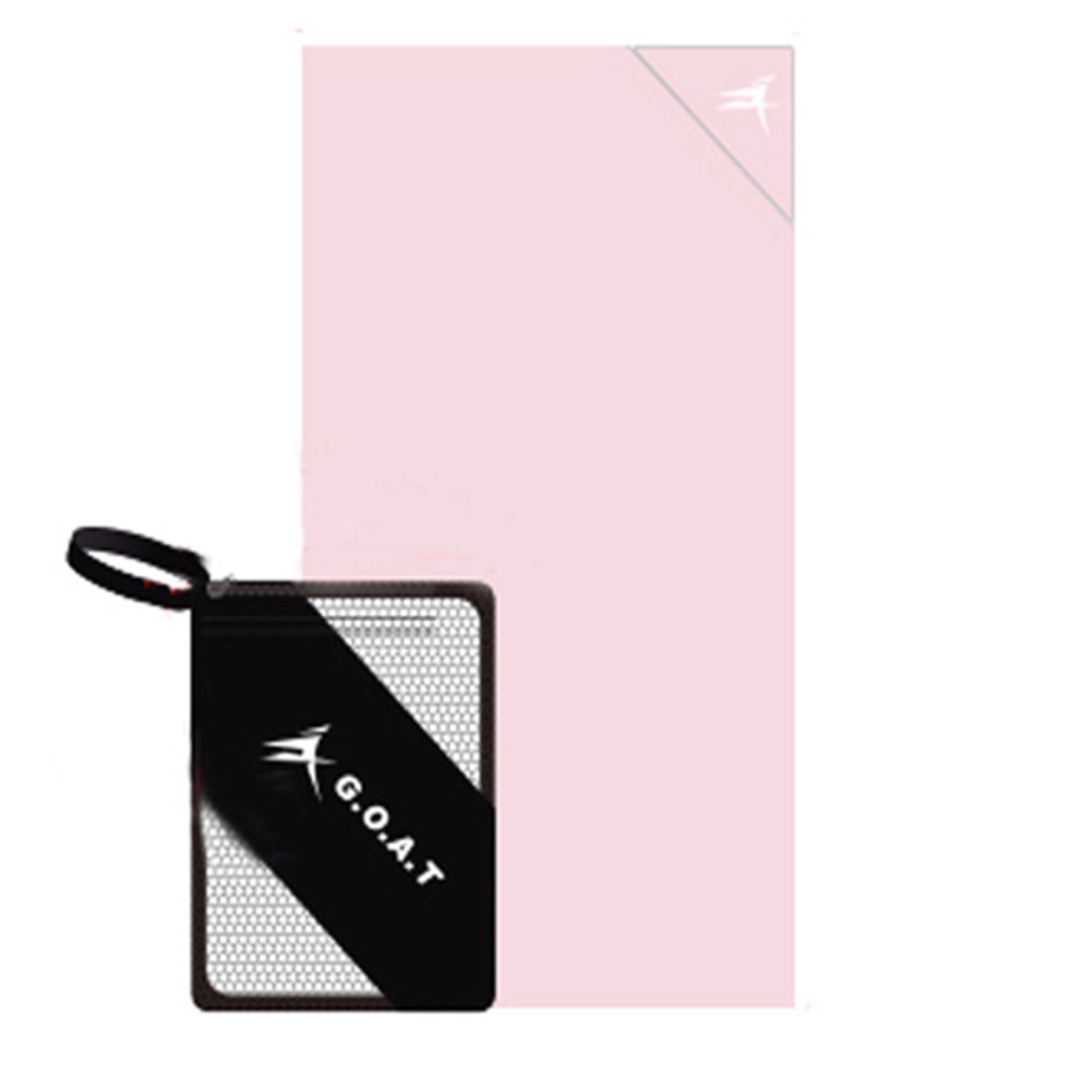 Soft Fiber Tricolor Sports Towel w/ Zipper Pocket 10