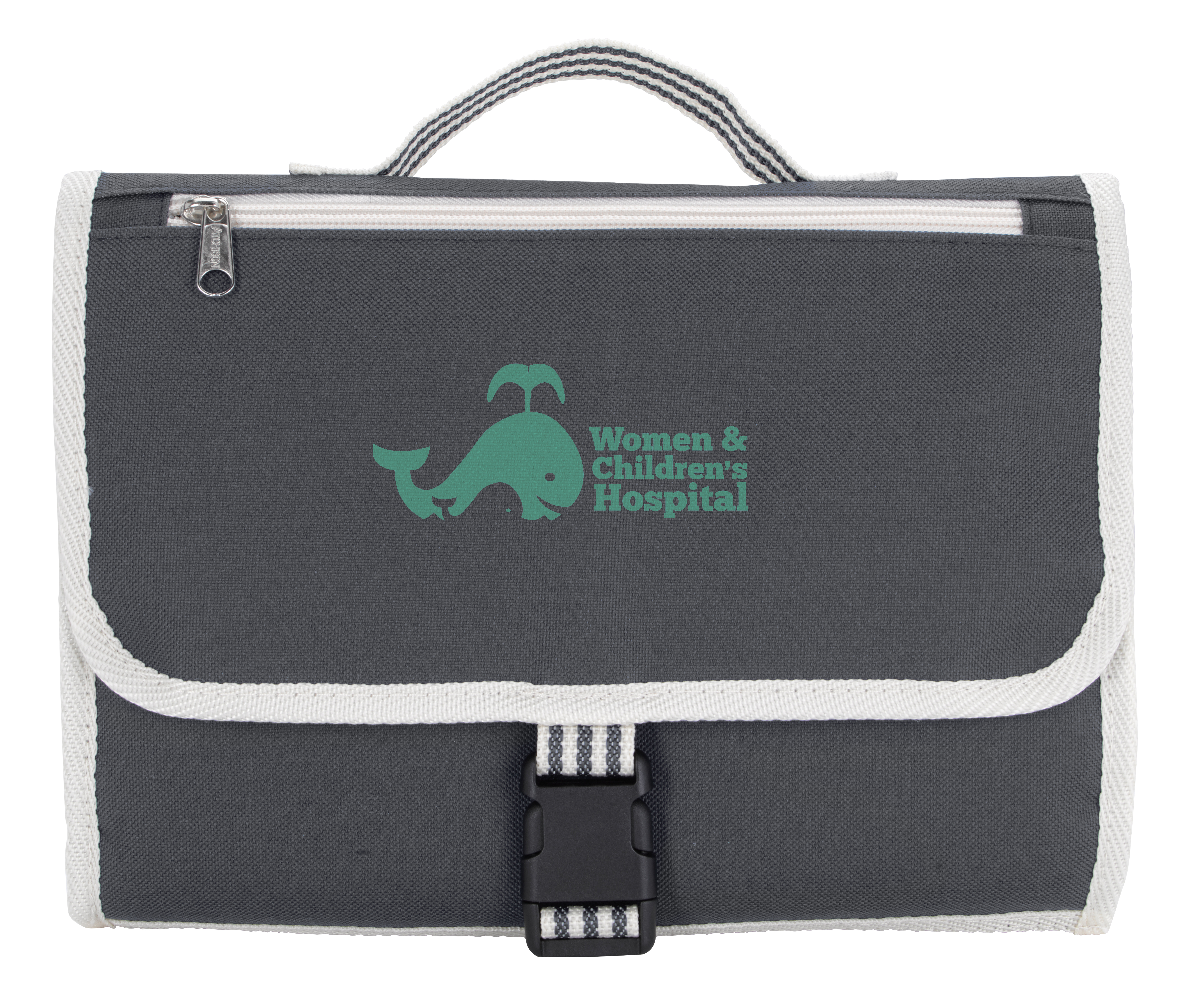 Atchison® Stripe Diaper Changing Travel Pouch/Mat 6