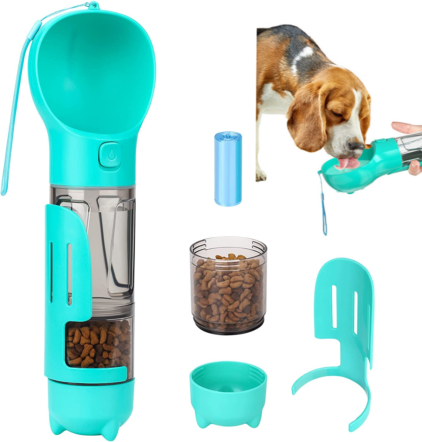 4 In 1 Dog Water Bottle 2