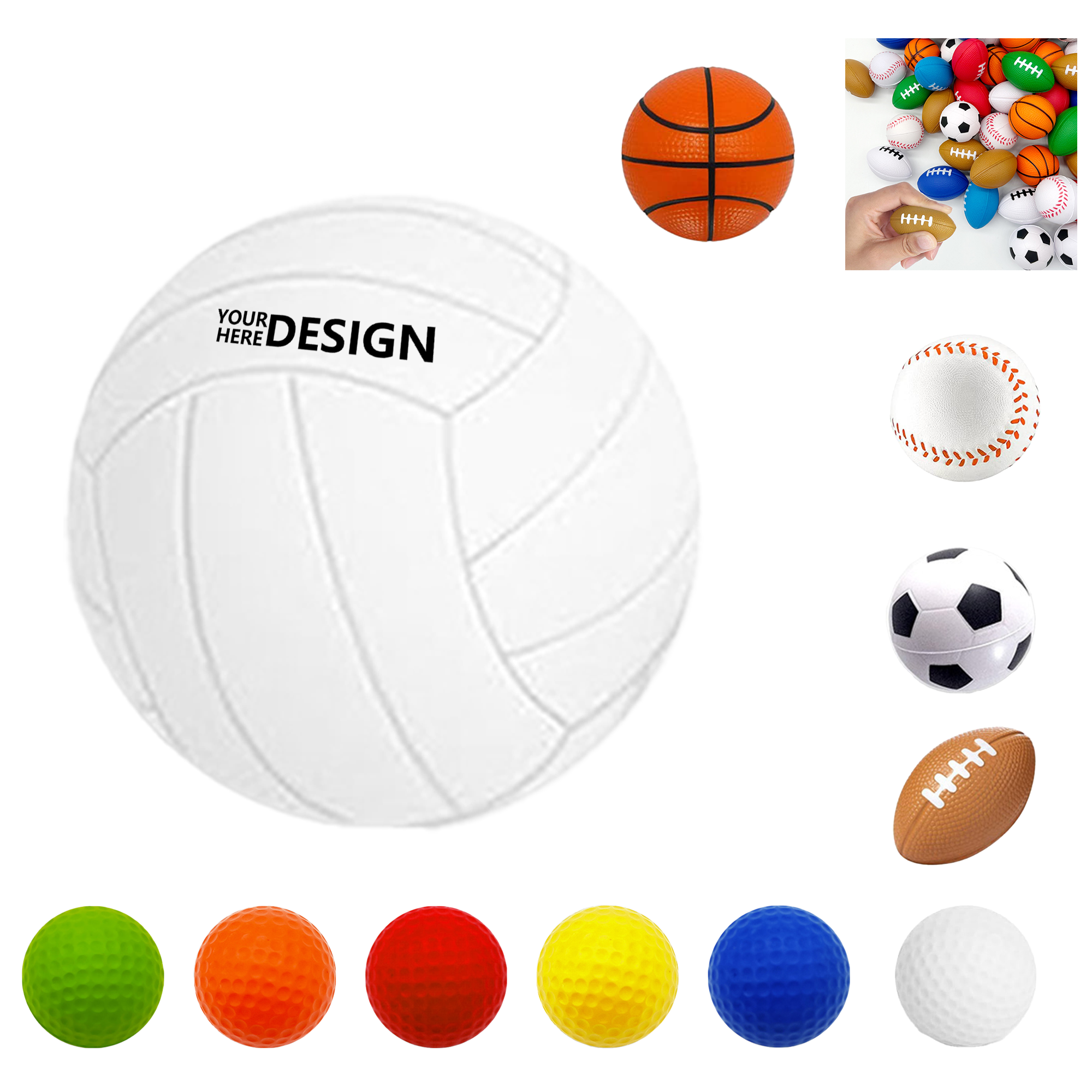 Foam Mini Squeezy Toy 6