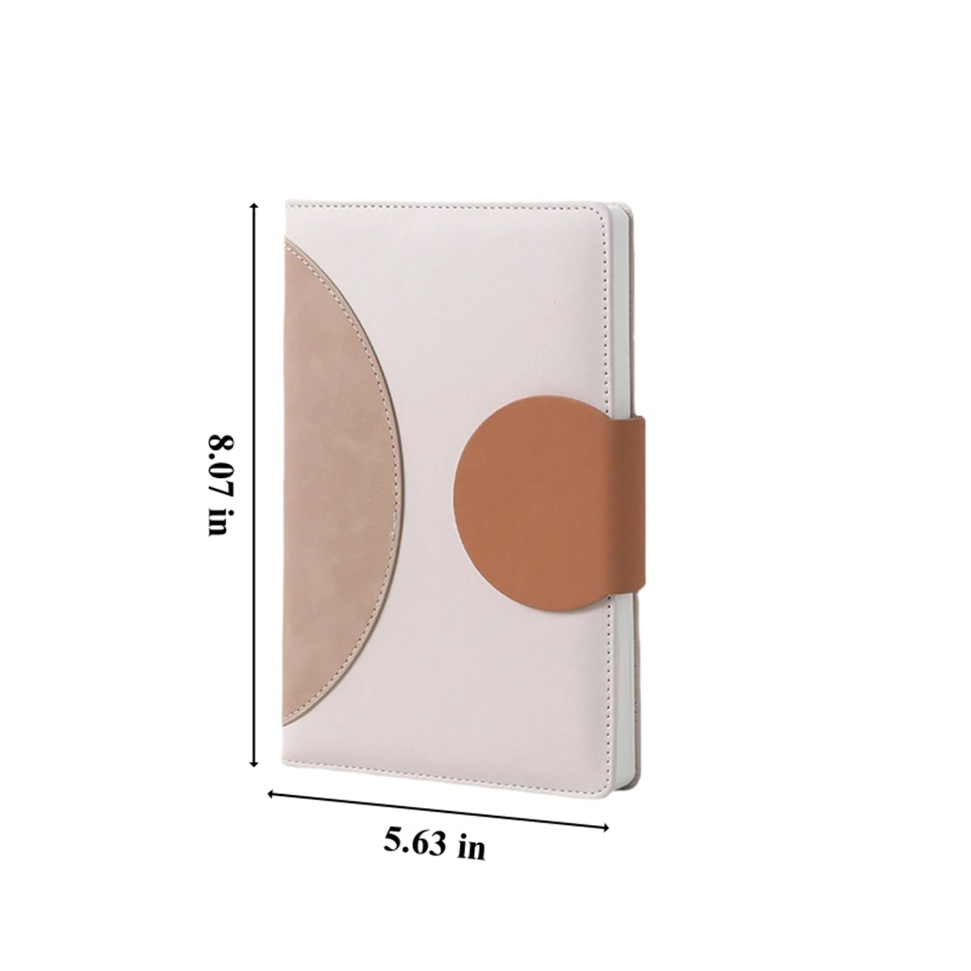 Trendy ColorBlock Magnetic Notebook Stylish 2
