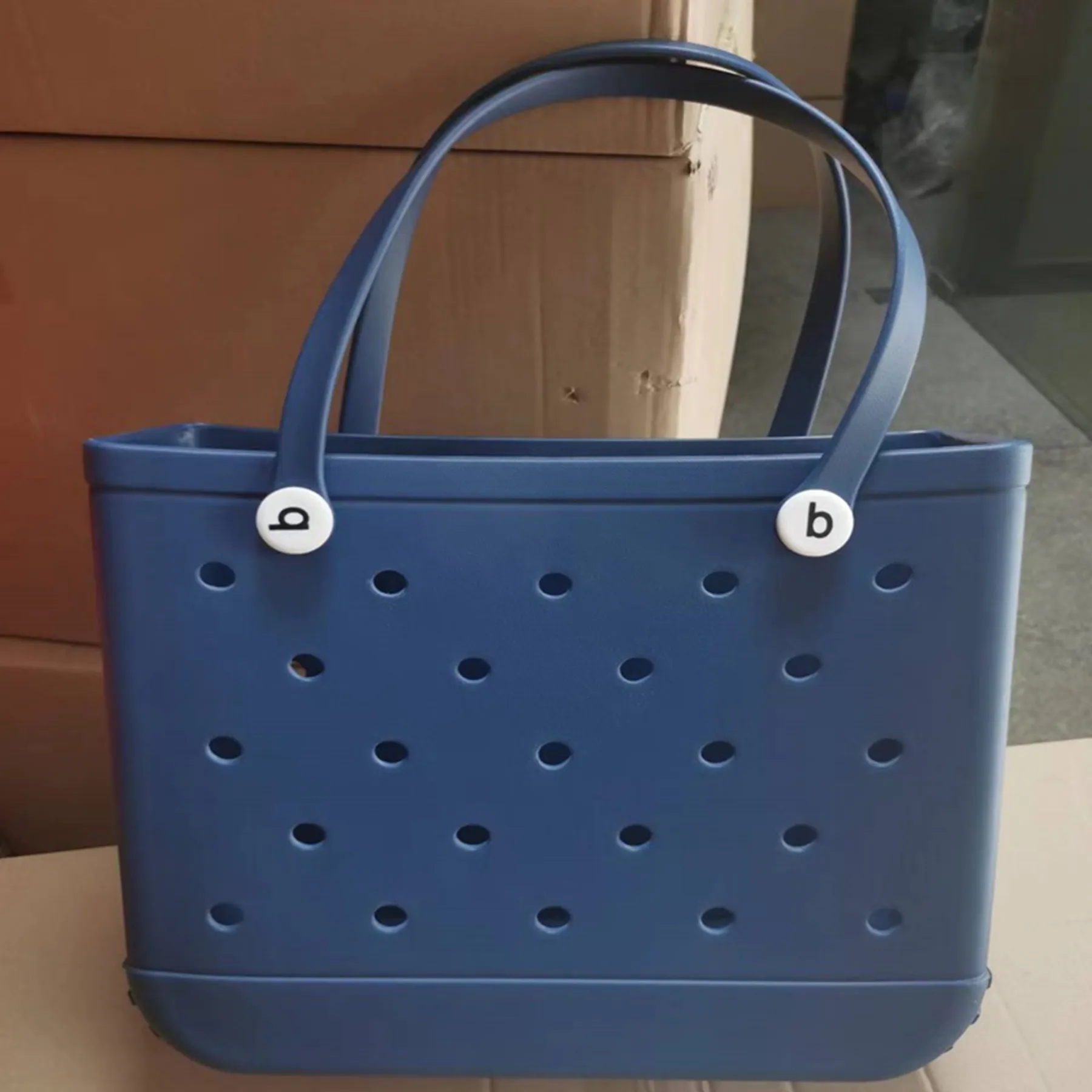 Large EVA Beach Tote Bag with Hole 5