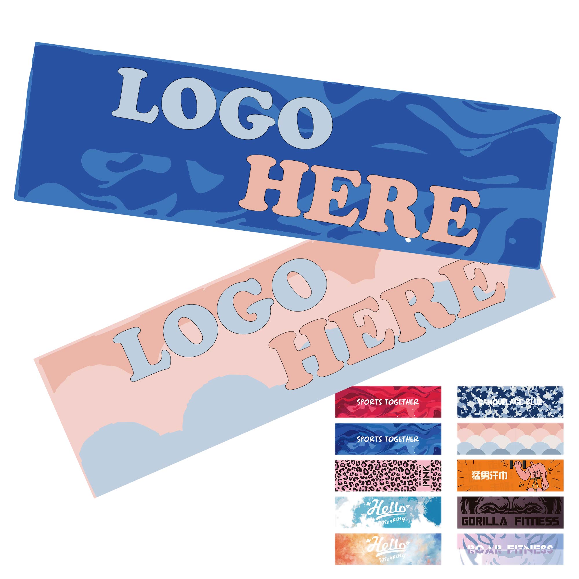 Full Color Recycled Cooling Sport Towel 2