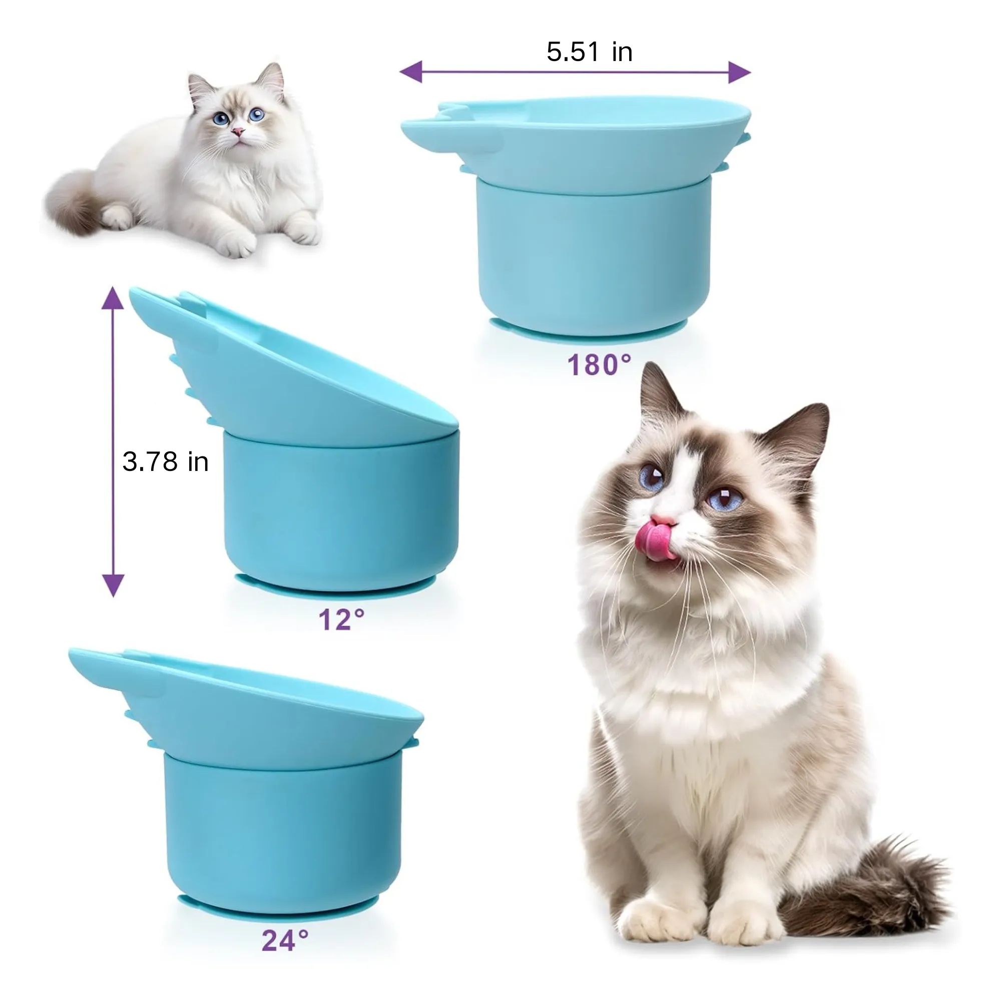 Silicone Pet Slow Food Bowl 1