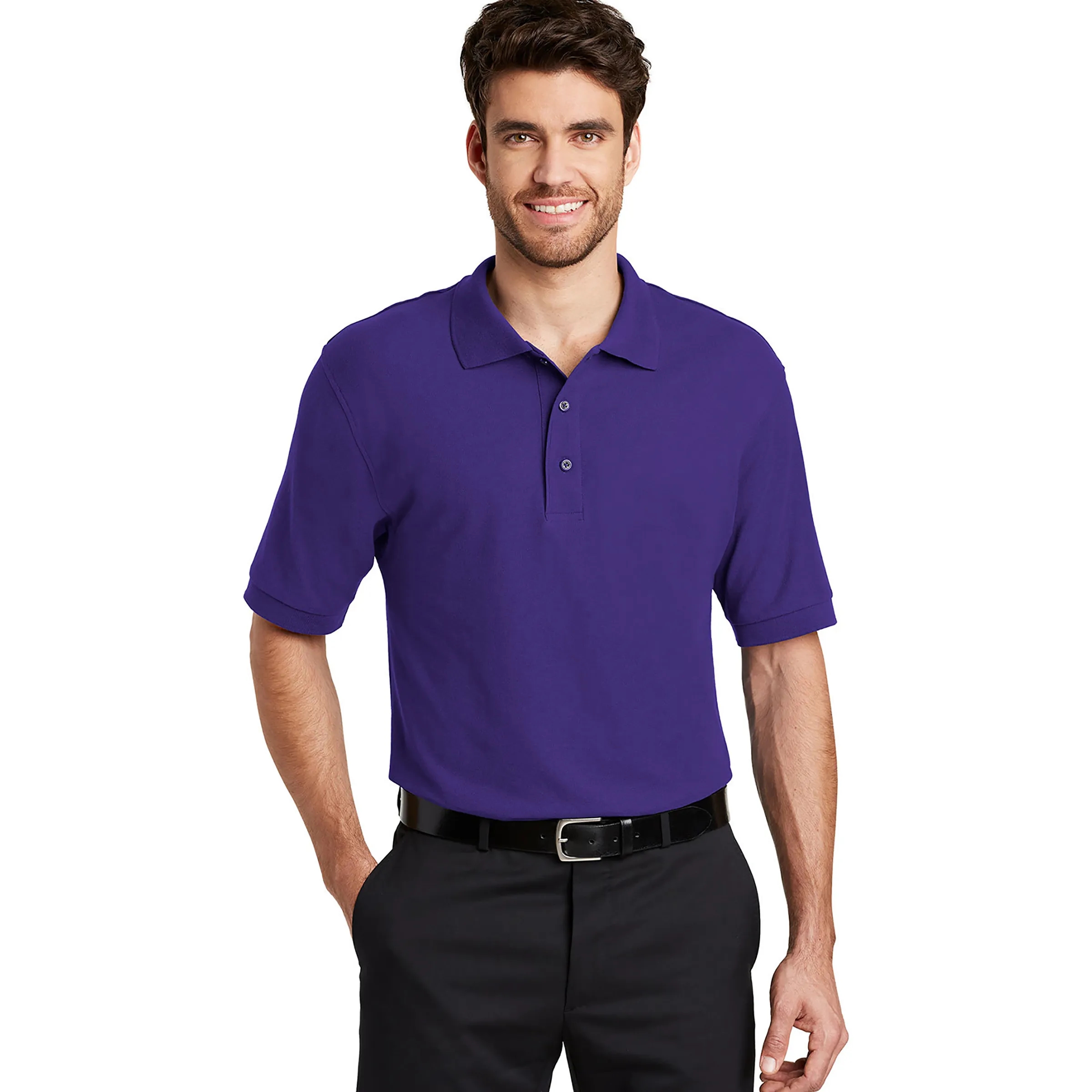 PORT AUTHORITY(R) SILK TOUCH(TM) POLO 5