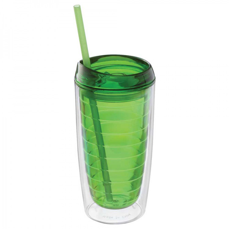 Double Wall Tumbler with Lid and Straw 7