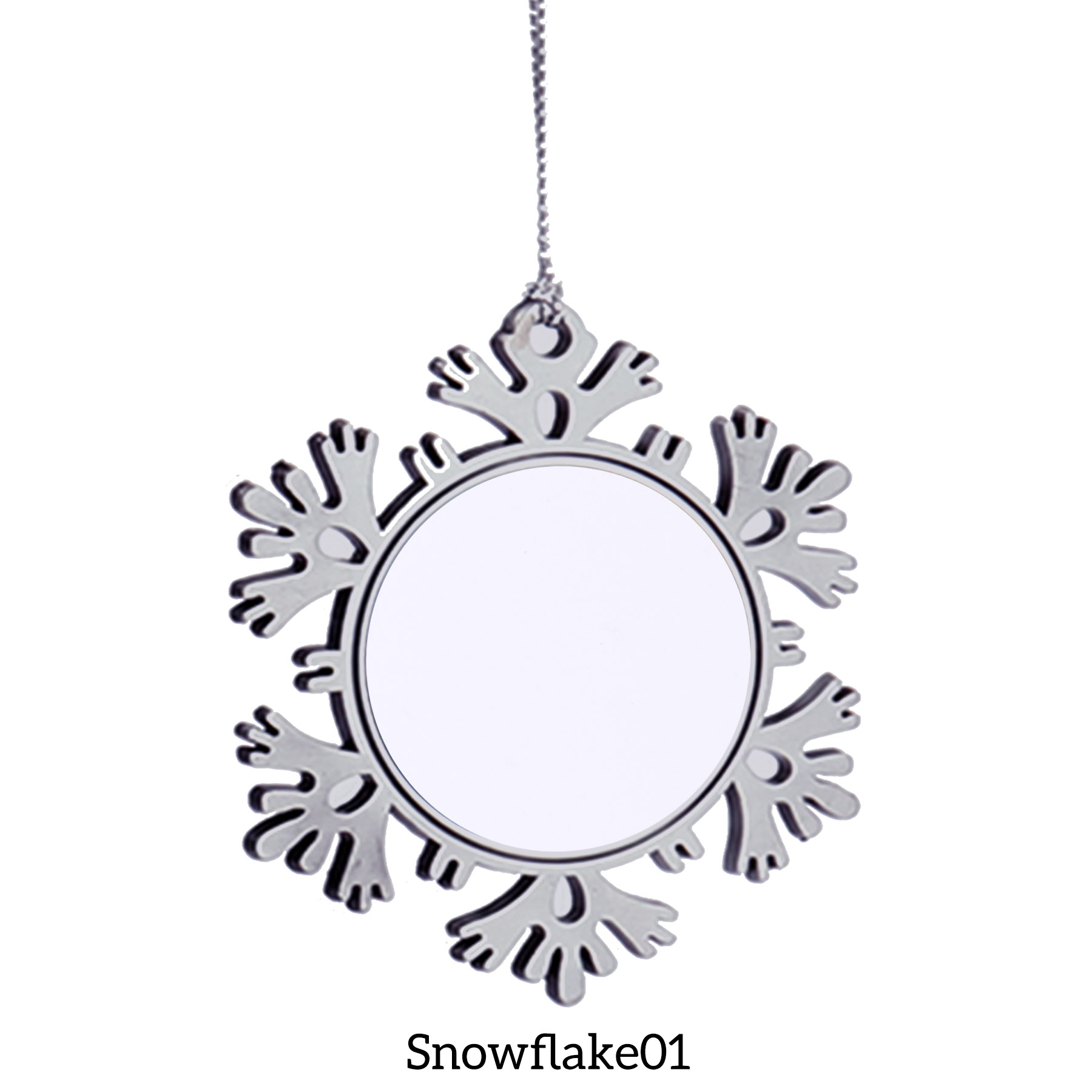 Free Shipping Zinc Alloy Snowflake Ornament 13
