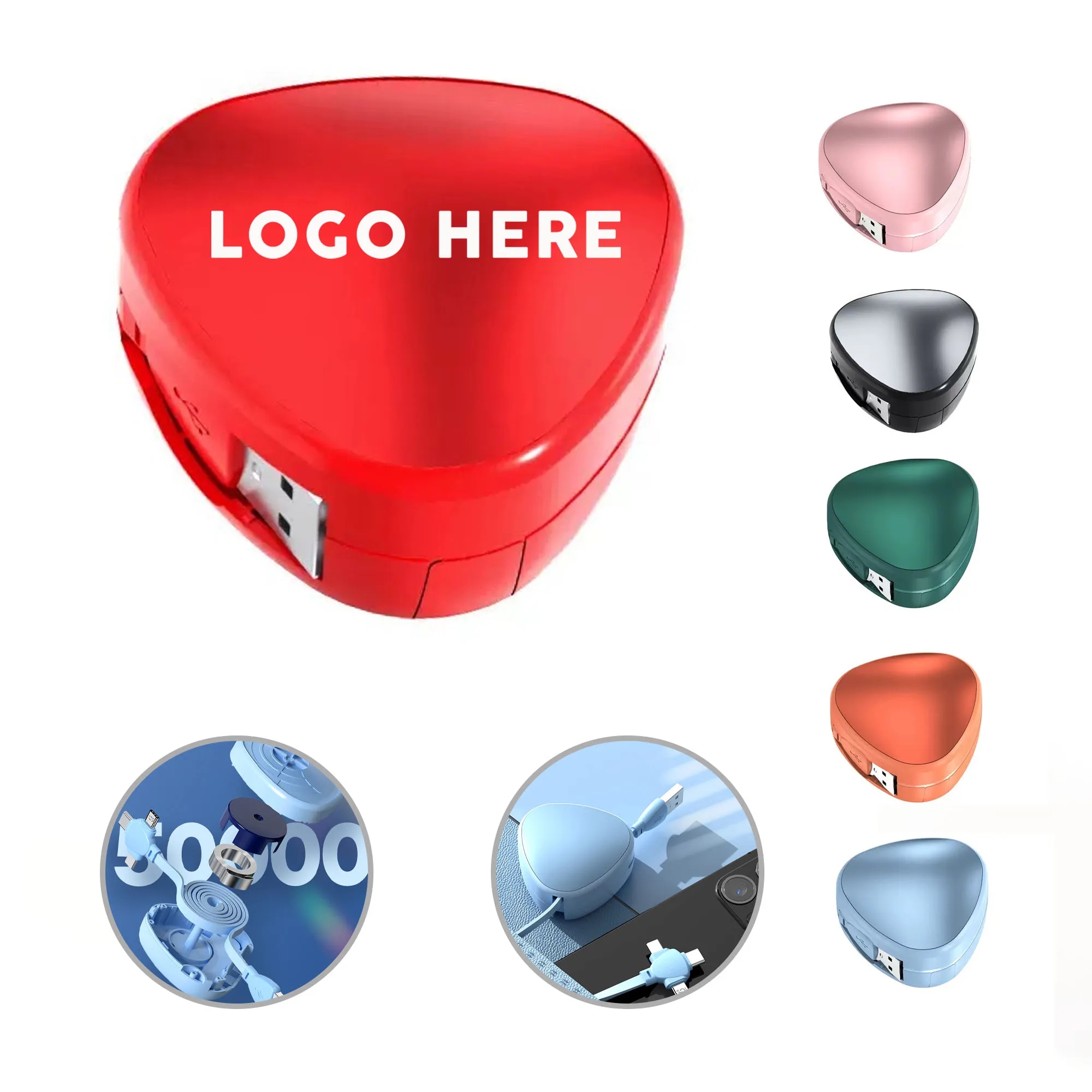 3 in 1 fast charging retractable data cable 5