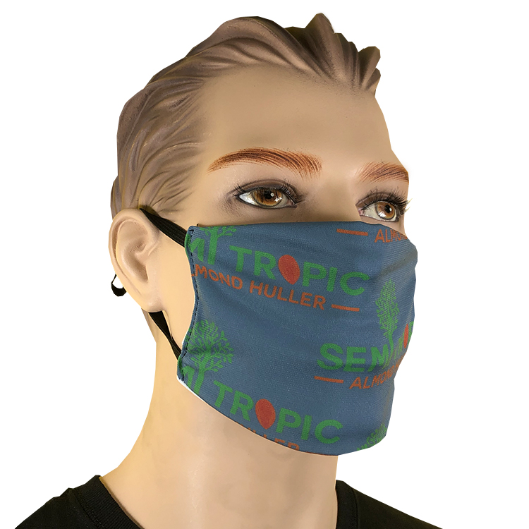 7" x 5.5" Spandex Mask (Dye Sub Logo) 1