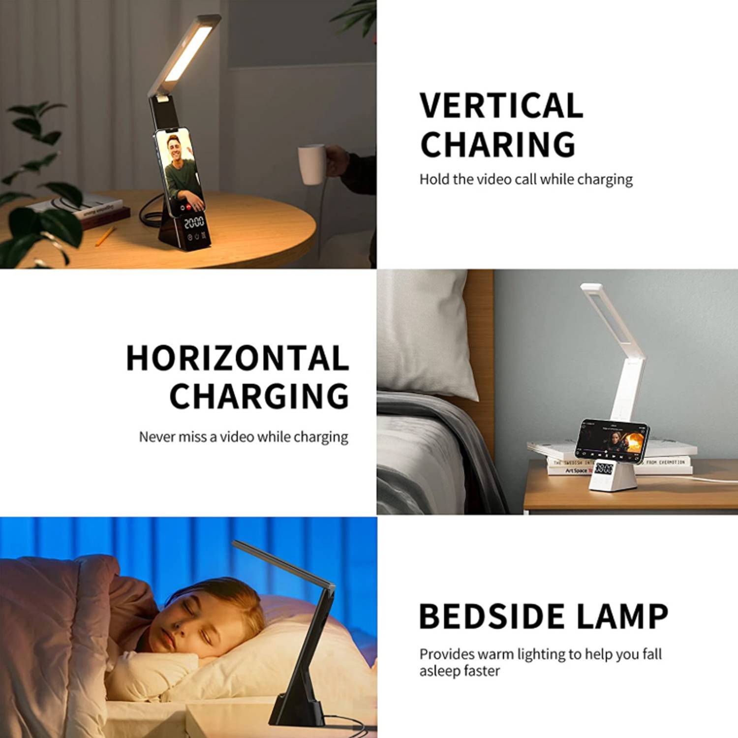 3 in 1 Folding Desk Lamp with Wireless Charger 8