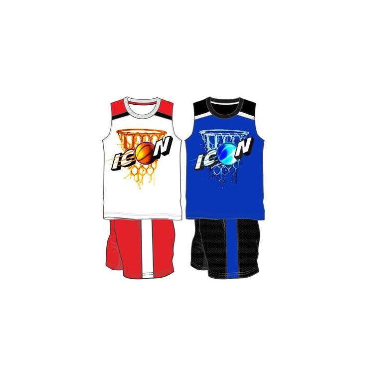 Boys 2 Pc Knit Tank Short Sets - Size 12-24M Assorted 2