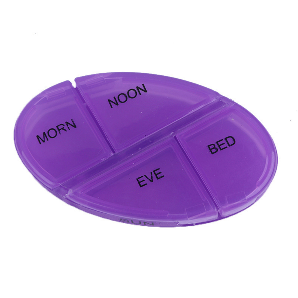 Pill Organizer 7 Day Cases Large Portable Medicine Box 3