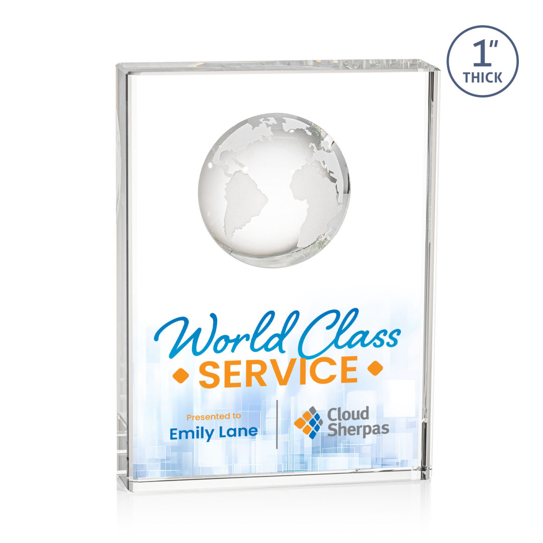 Ambassador Globe VividPrint™ Award 5