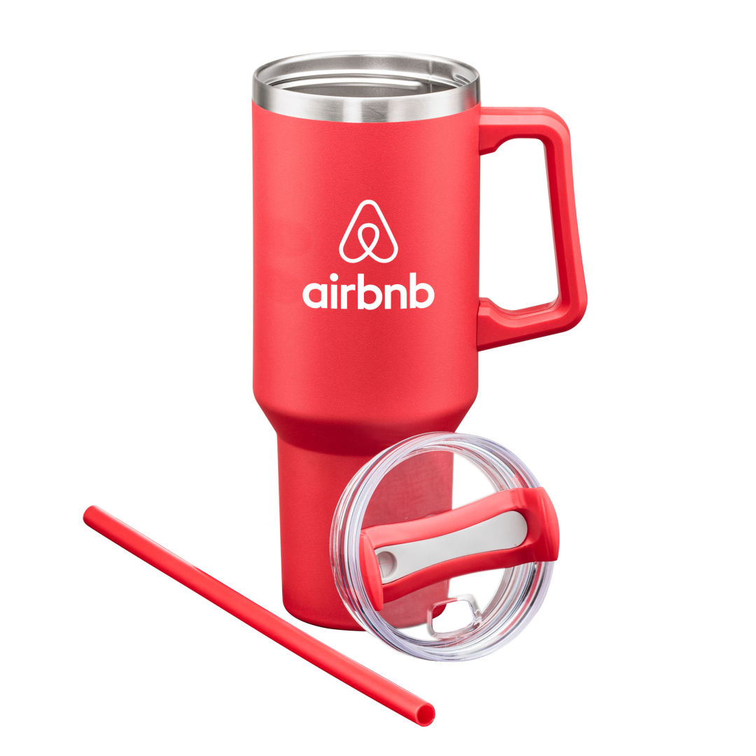Makena Handle Travel Mug w/Straw - 40oz 15