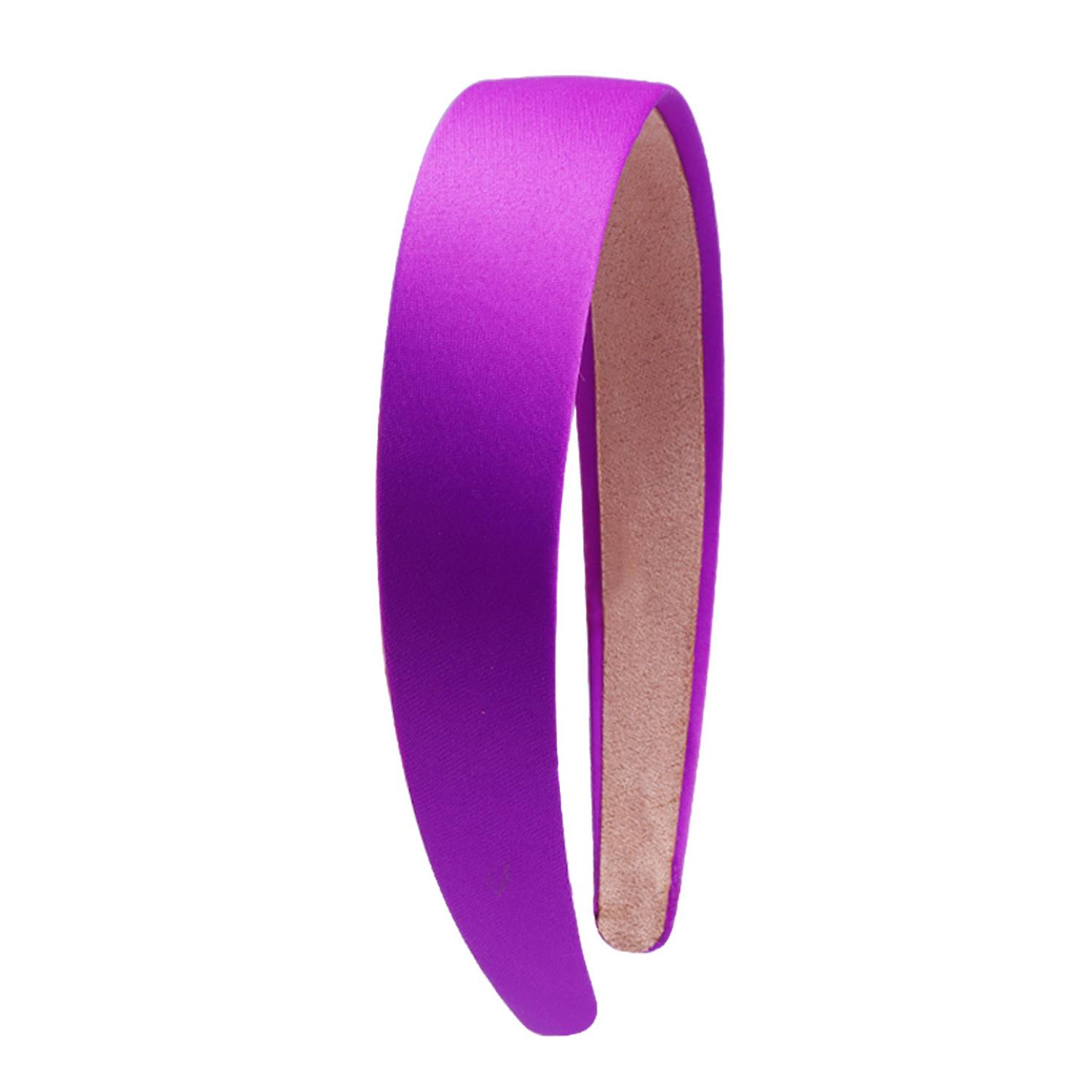 Women Wide Non Slip Satin Headband 9
