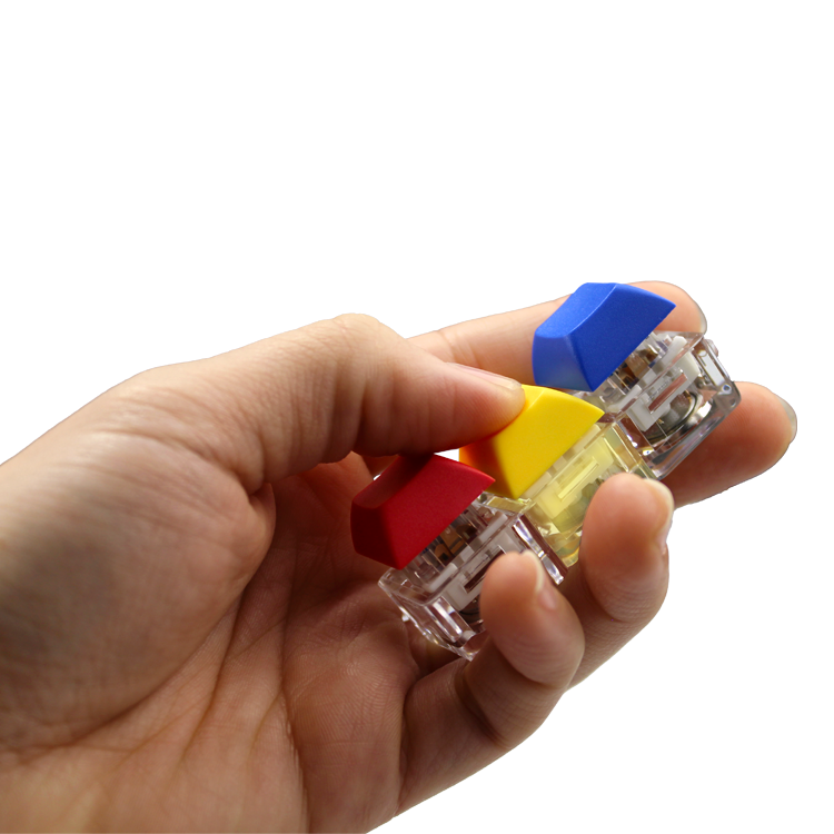 Three Keycap Fidget Keychain 2