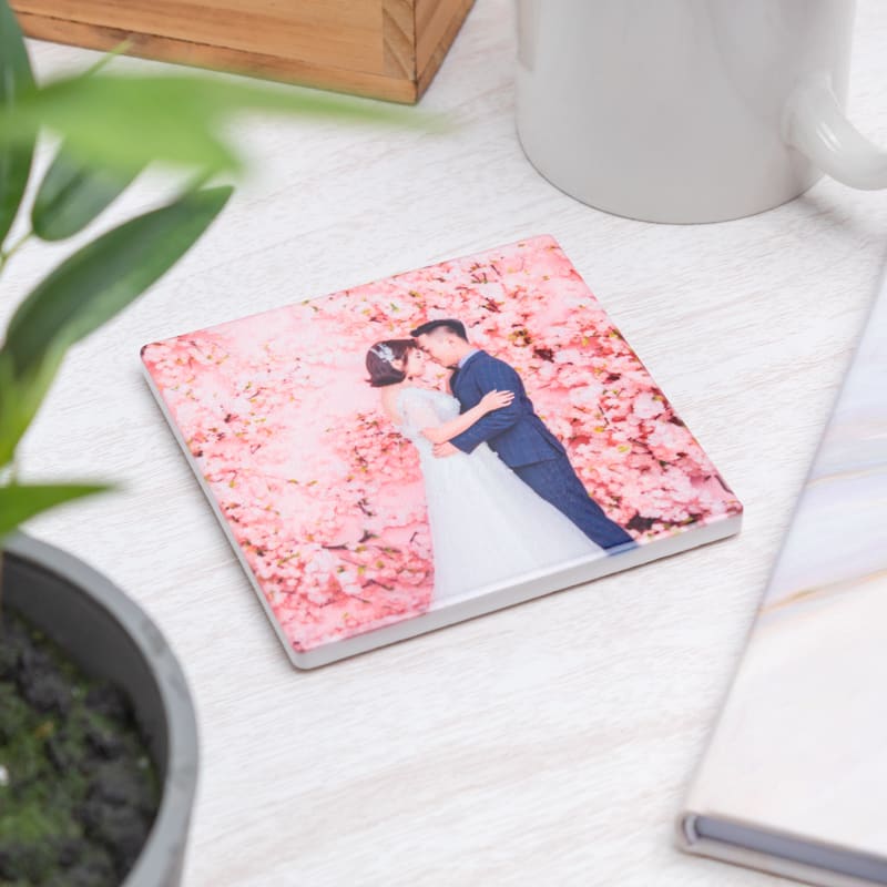 4 Inch Full Color Square Ceramic Coasters 3