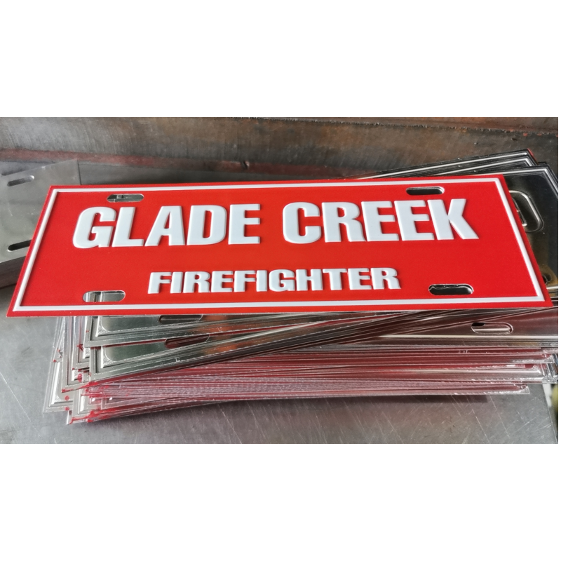 Custom Reflective Aluminum License Plate 1