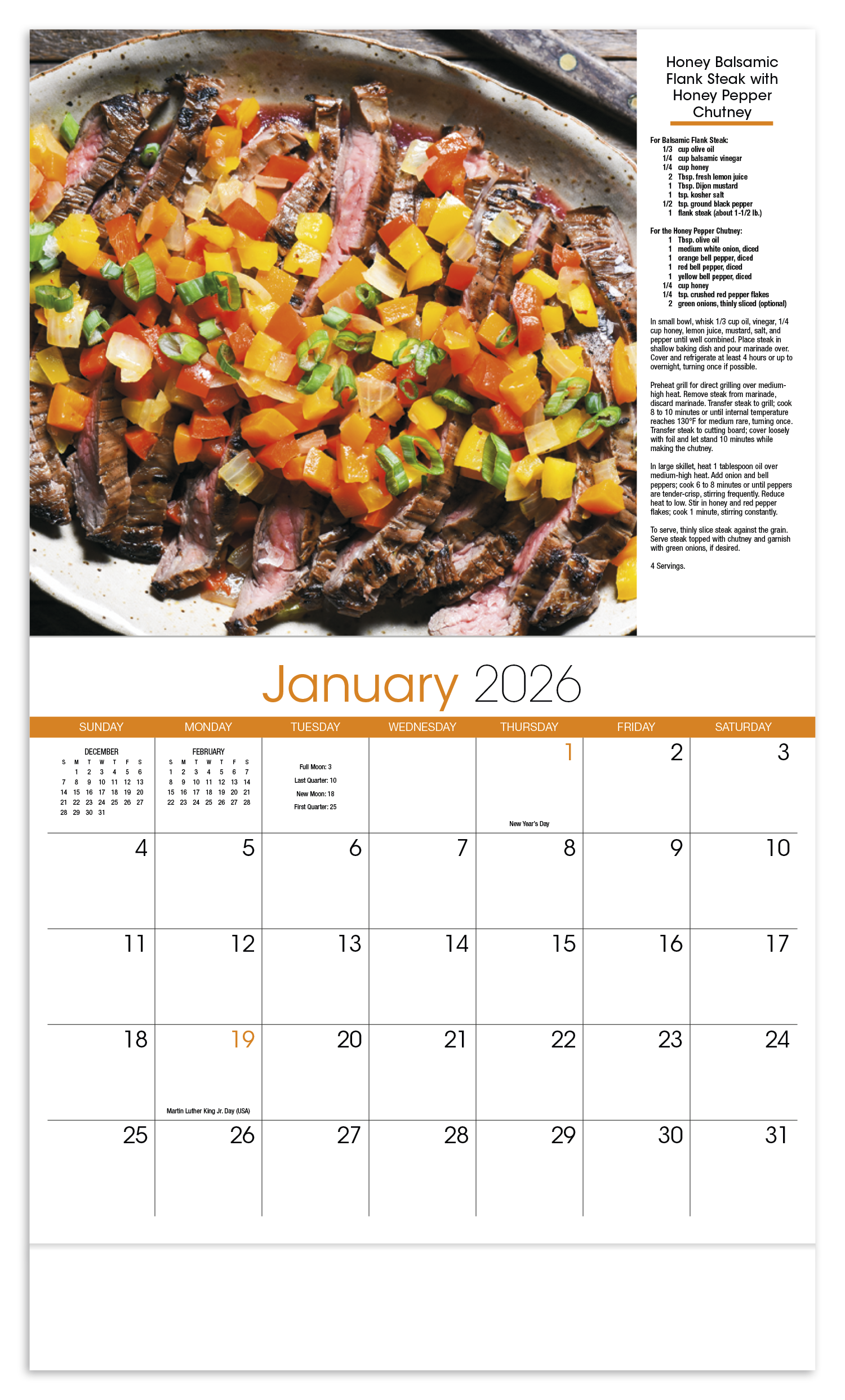 HotLine® Products Cooking Appointment Calendar - Stapled 1
