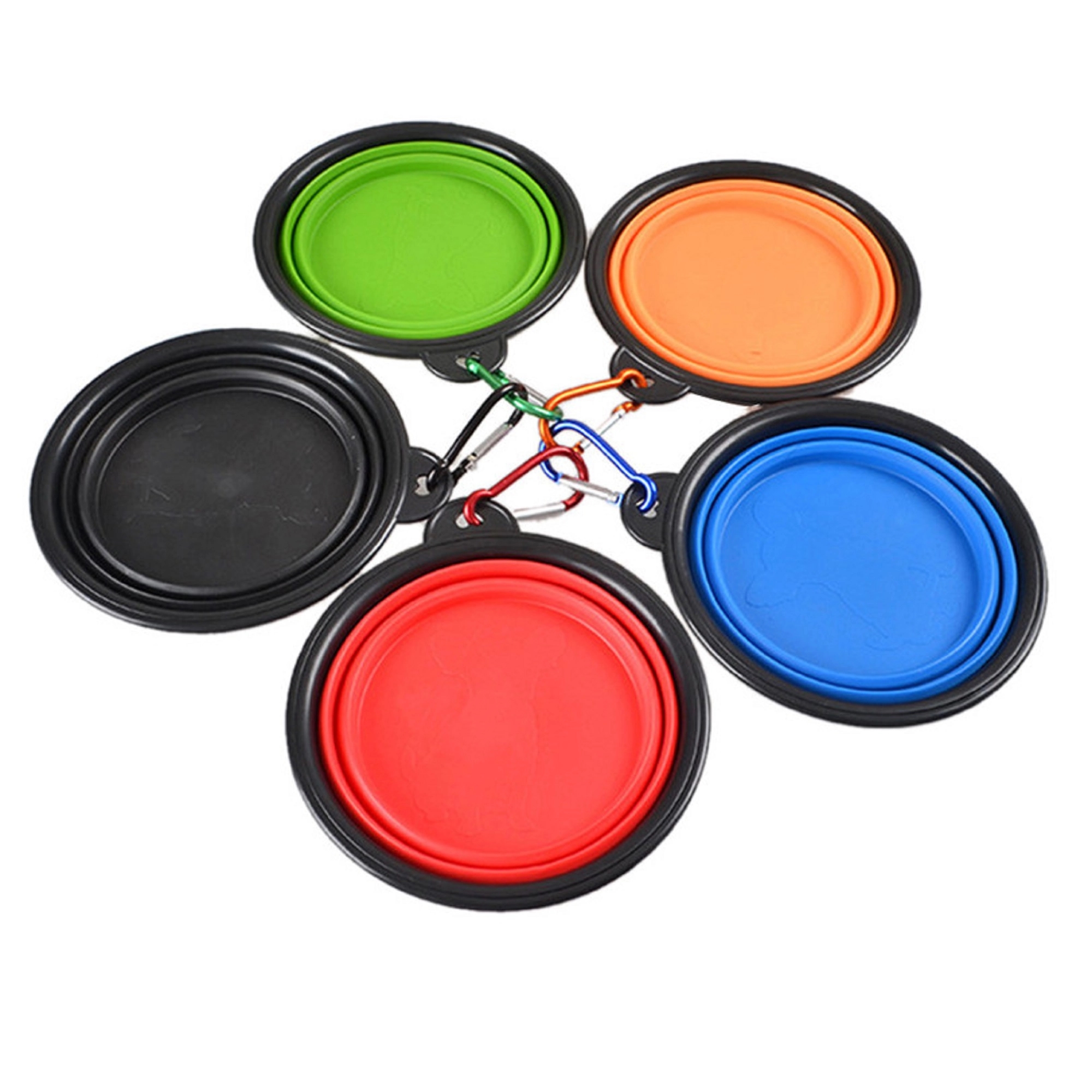Collapsible Silicone Travel Dog Bowl 3