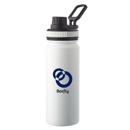 Stainless Steel Water Bottle with Handle - Single Wall, 23 2