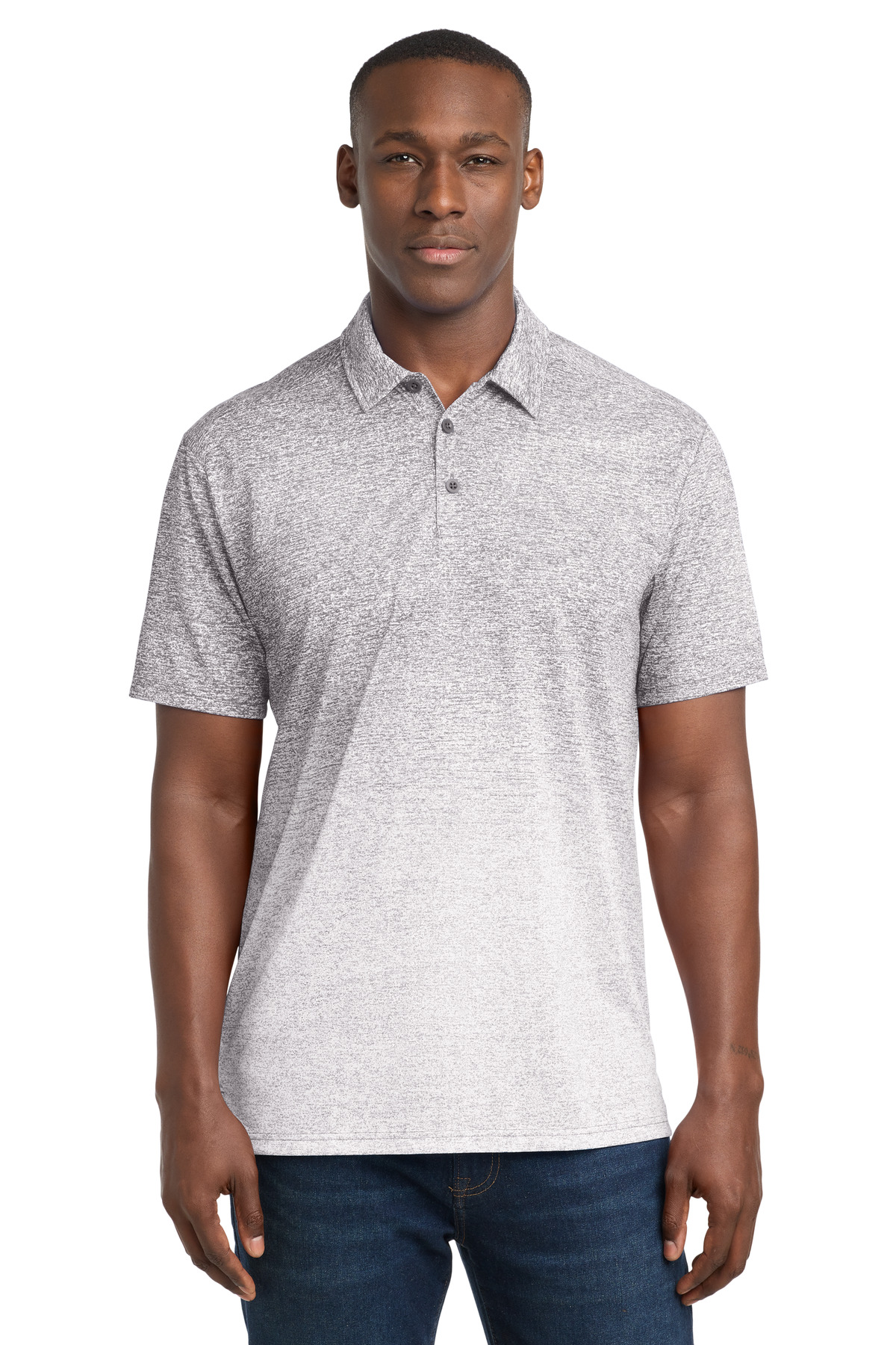 Sport-Tek Ombre Heather Polo. ST671 33