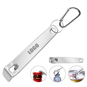 Portable Mini Bottle Shaped Opener With Carabiner 17