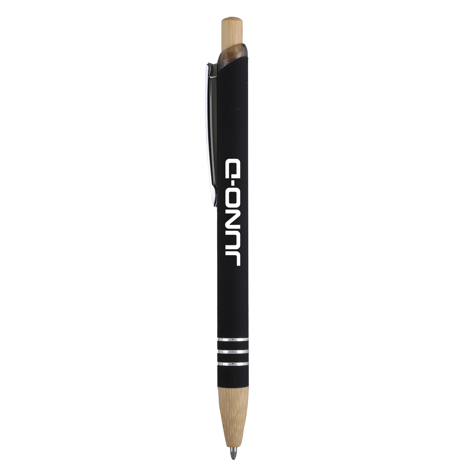 Venosa Velvet-Touch Aluminum Pen w/Bamboo Accents 6