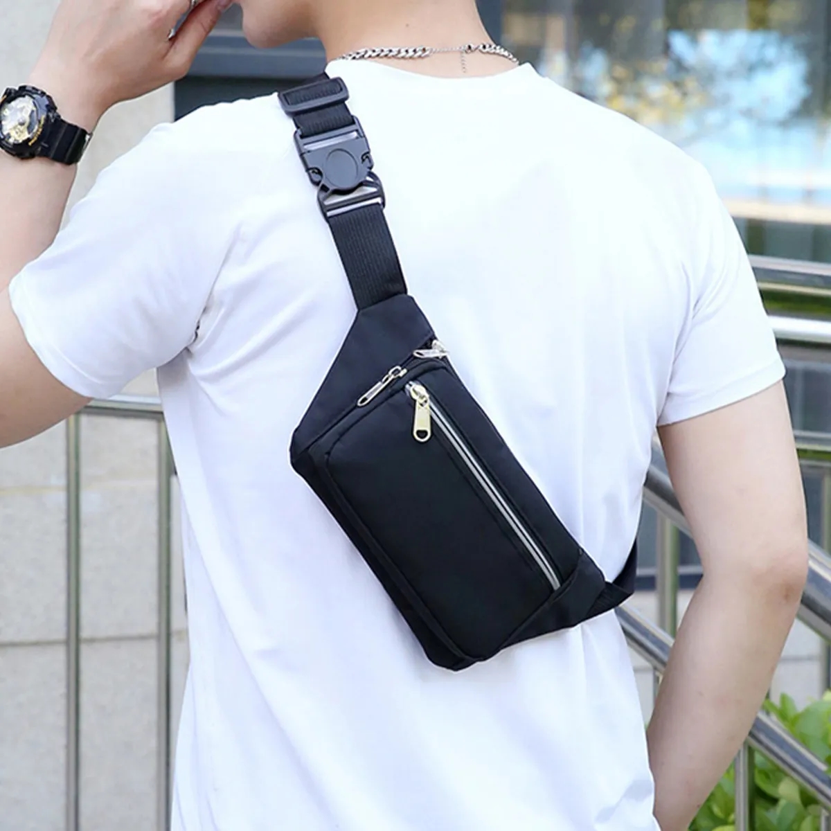 Unisex Sporty Large Capacity Waist Fanny Bag 5