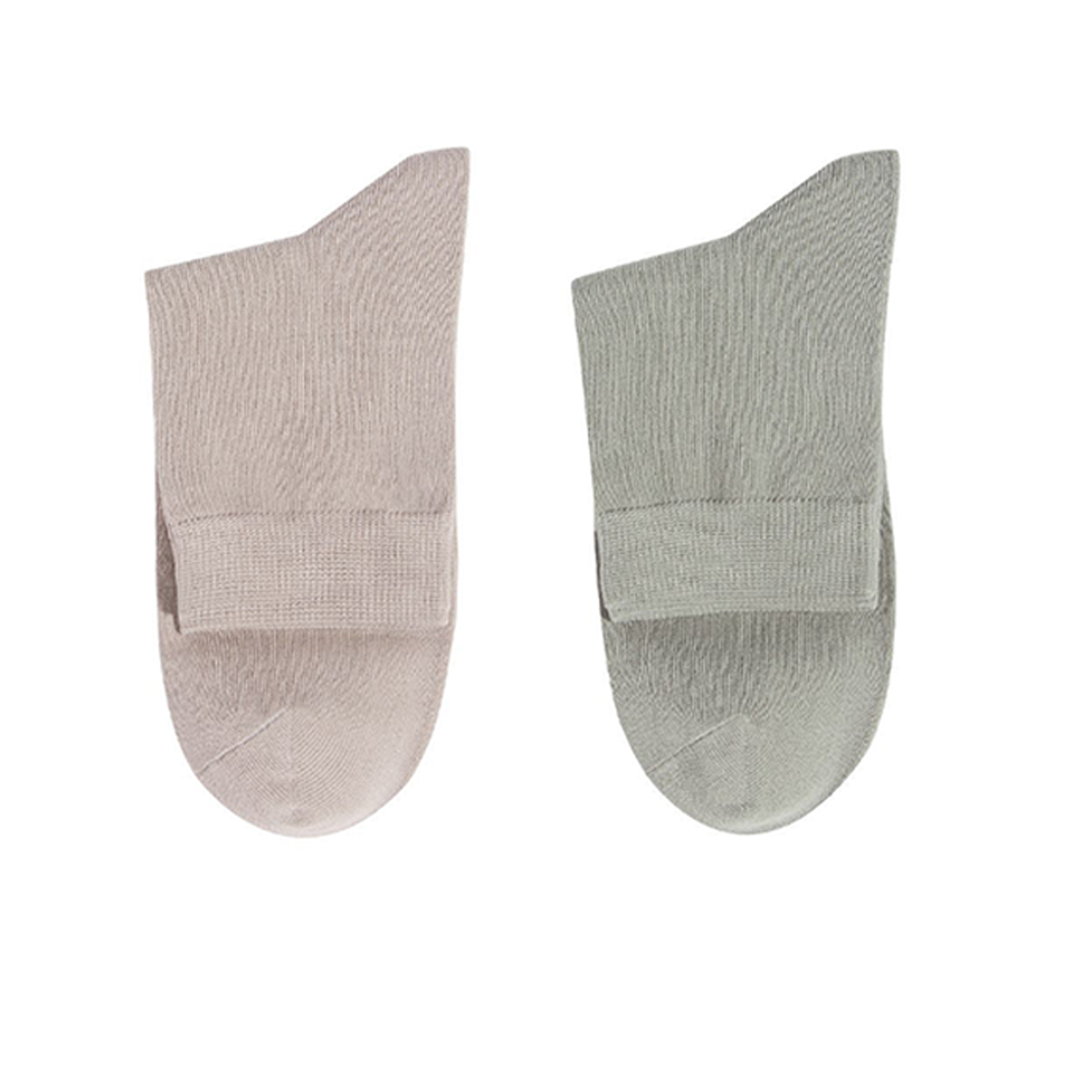 Comfortable Solid Color Mid Tube Cotton Socks 2
