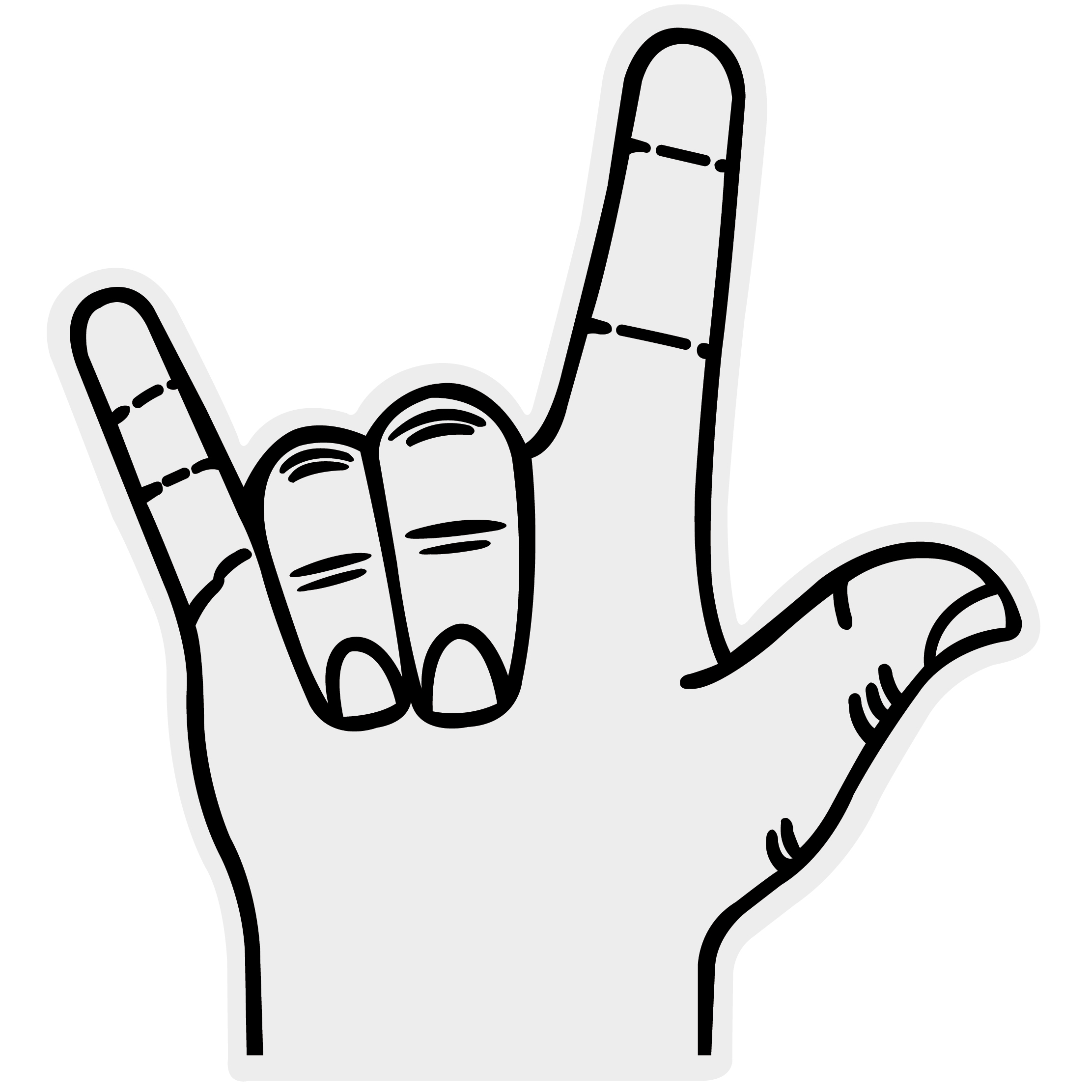 Foam Love Hand 22