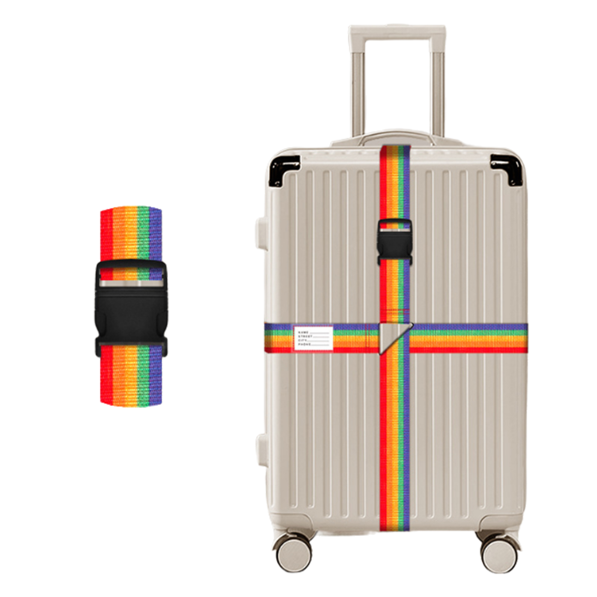 Visible Luggage Tie Straps 3