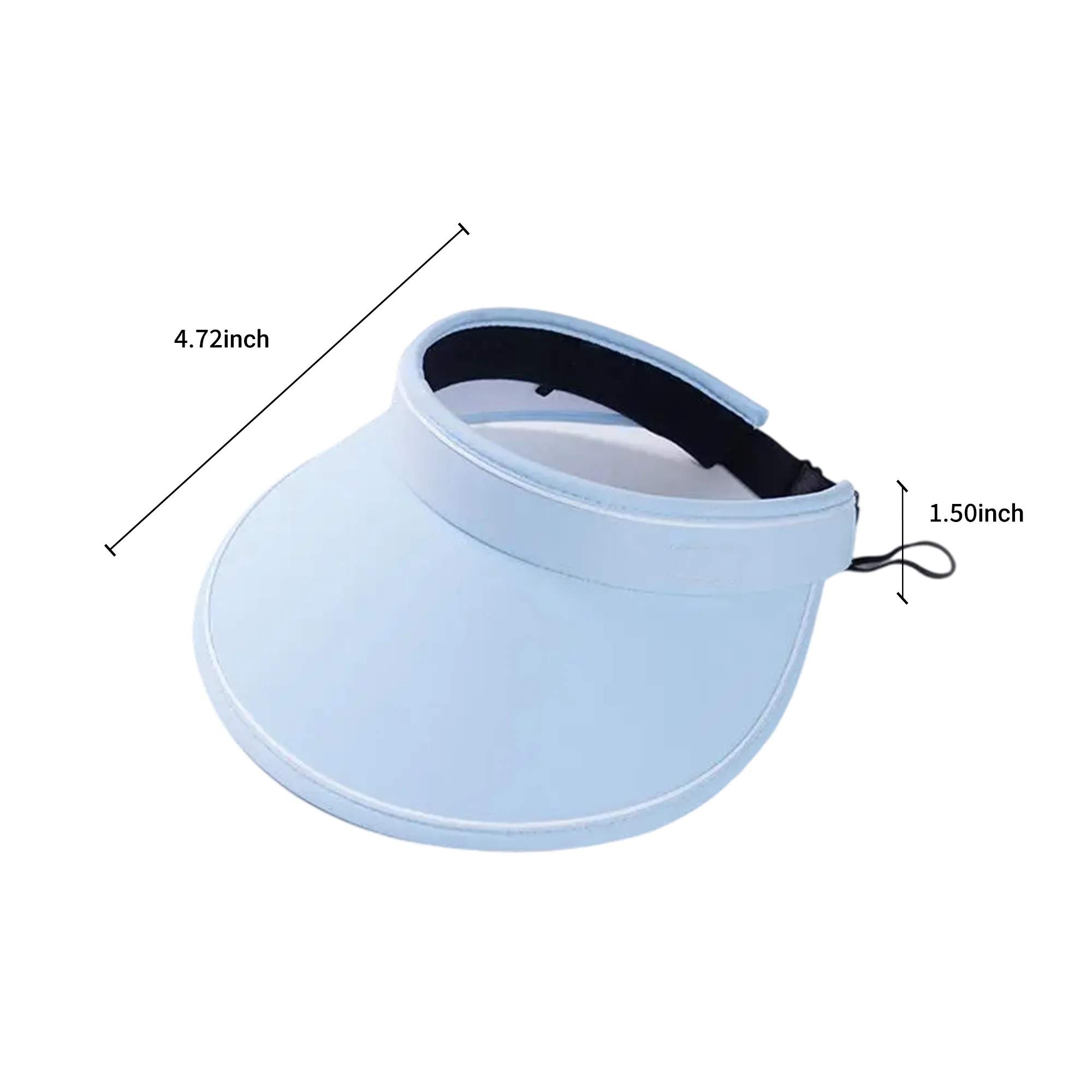 Visor Hat with Wide Brim UV Protection for Cycling 7
