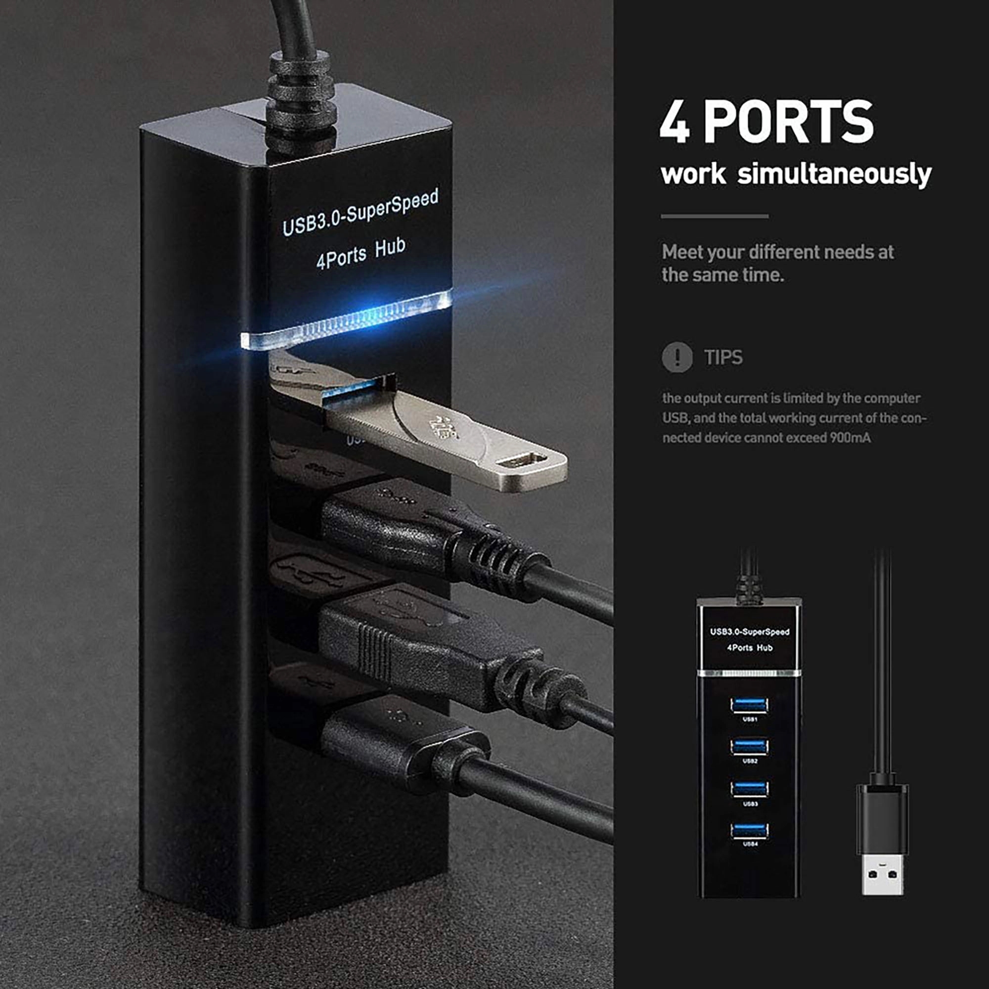 4-Port 3.0 USB Splitter 1