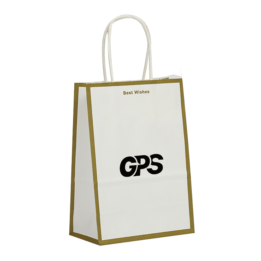Eco-Conscious Recycled Kraft Paper Bags with Custom Logo Option 3