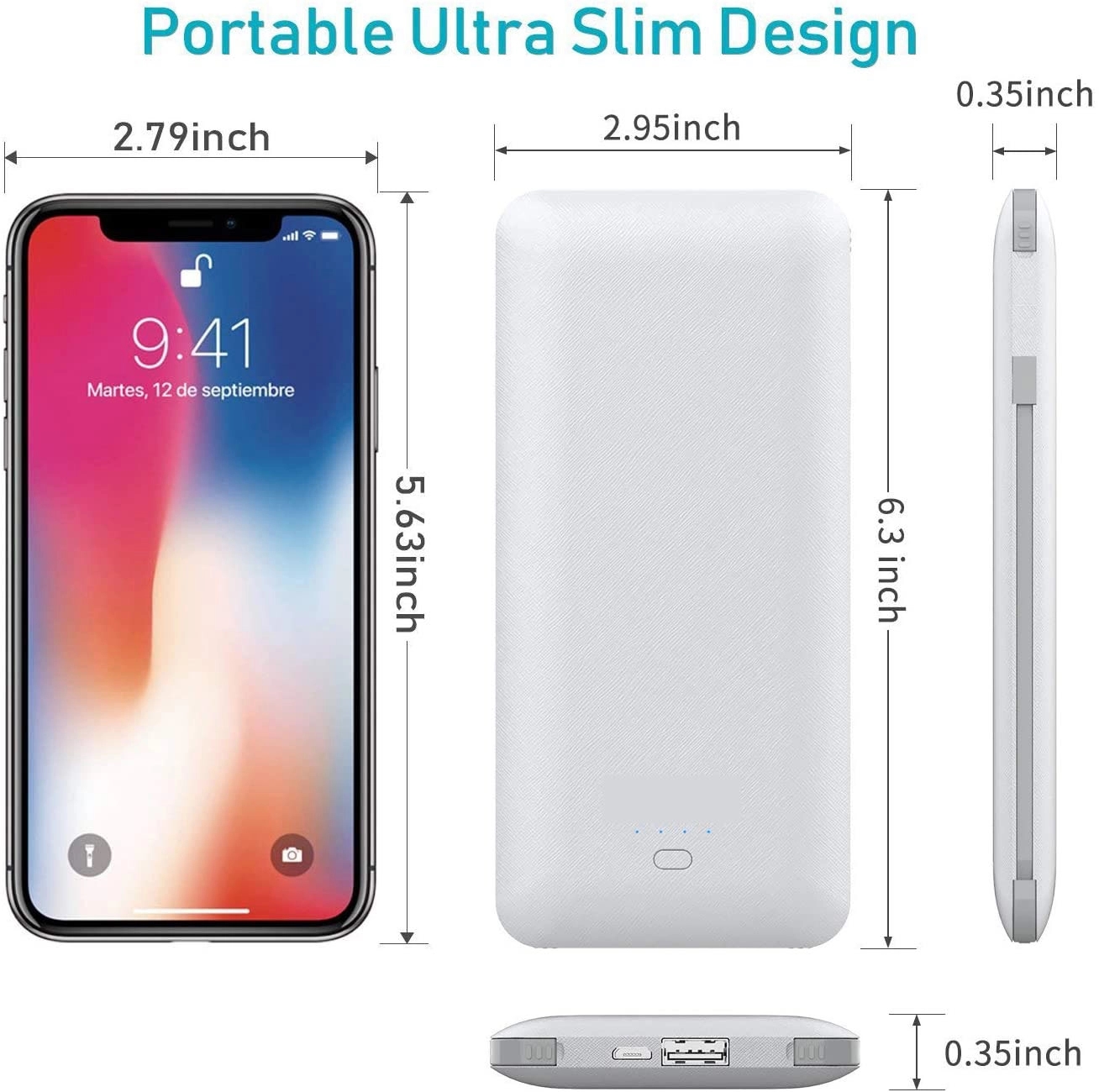 Power bank with charging cable 4