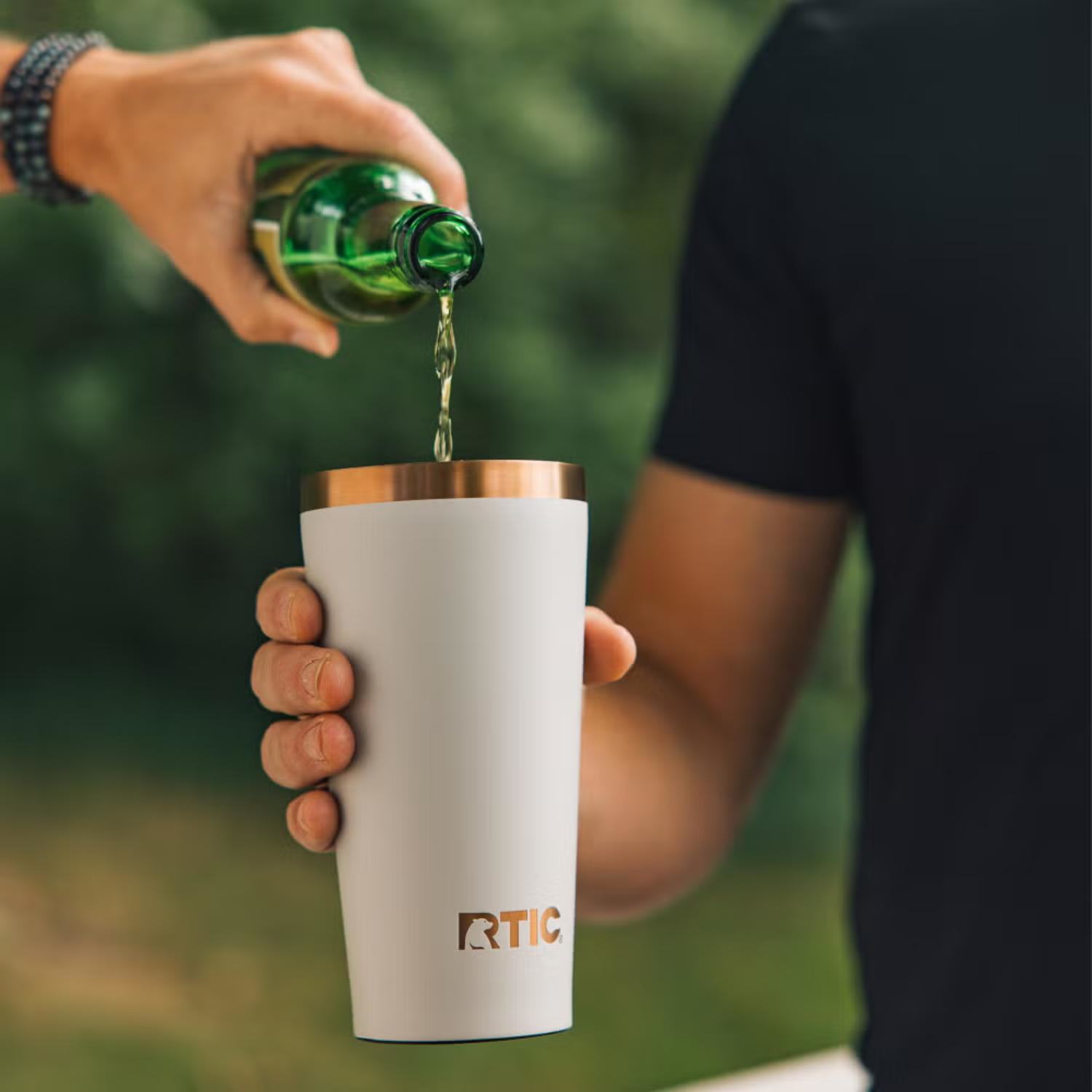 18 oz RTIC® Stainless Steel Ceramic Lined Happy Hour Pint Tumbler 9