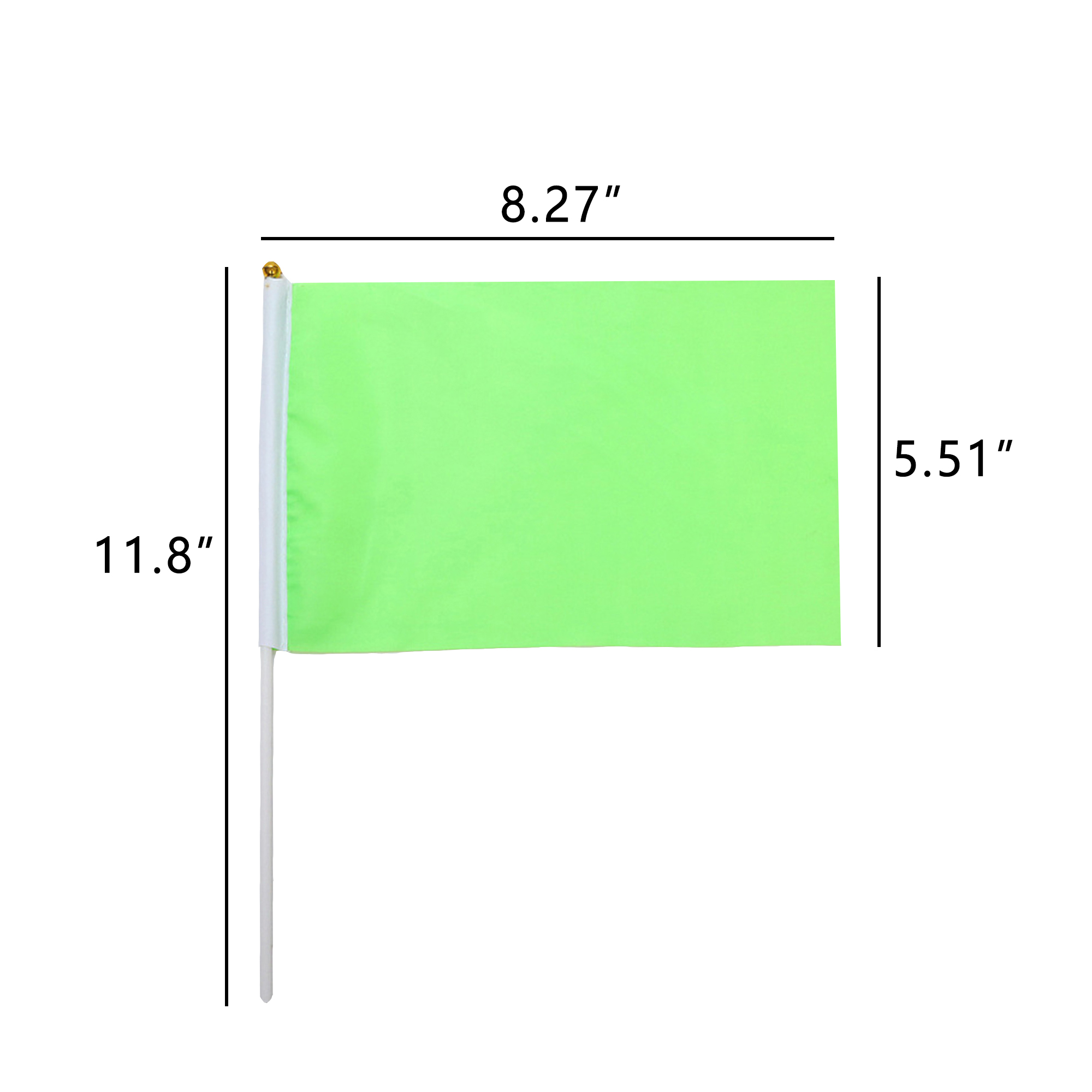 Vibrant Handheld Waving Flag 2
