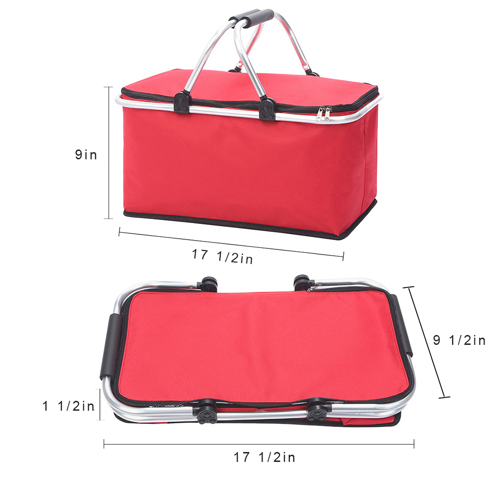 Foldable portable cooler Basket 1