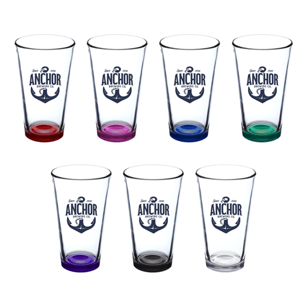 Thirsty 16 oz Pint Glasses 6